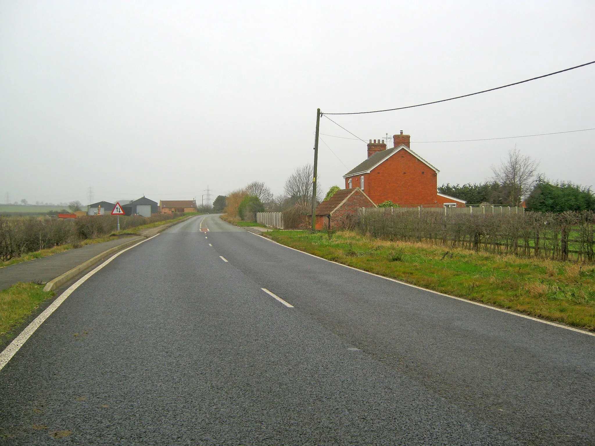 Photo showing: The Fosse Way at Brough