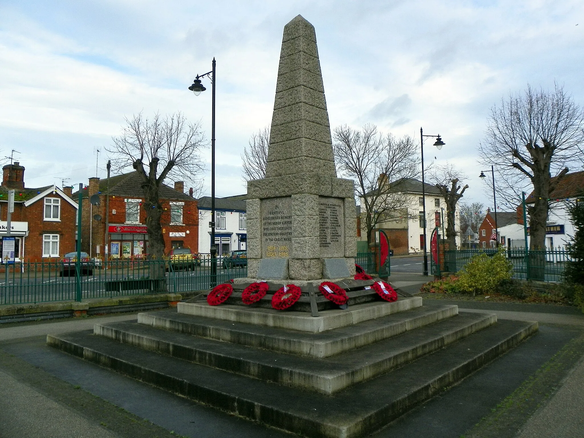 Photo showing: War memorial, Kirton, Lincolnshire (not listed), 26 December 2015.

To see my collections, go here.