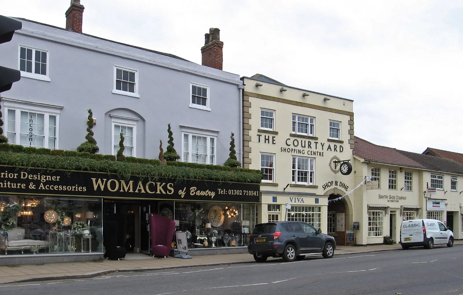 Photo showing: Bawtry - Womacks and The Courtyard