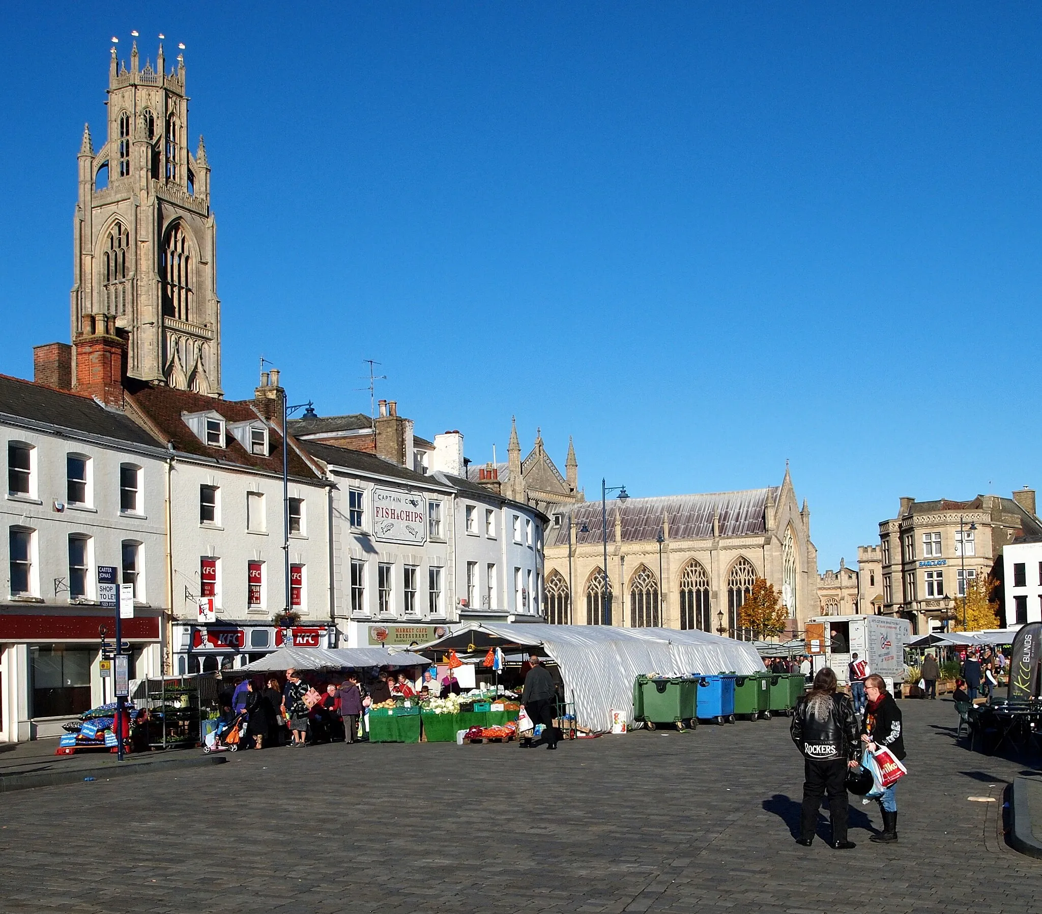 Photo showing: Market Place, Boston, Lincs