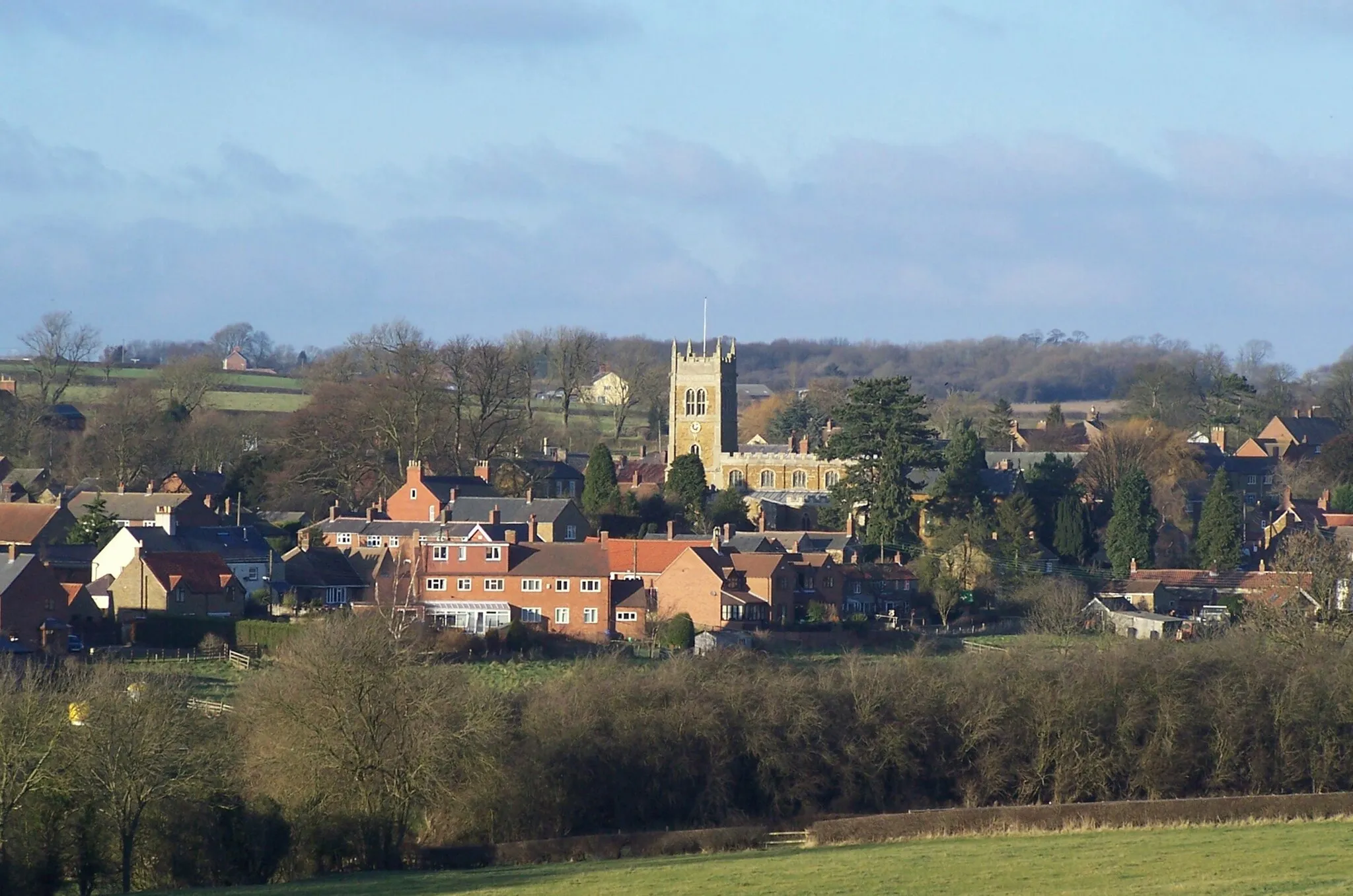 Photo showing: Scalford village from the South