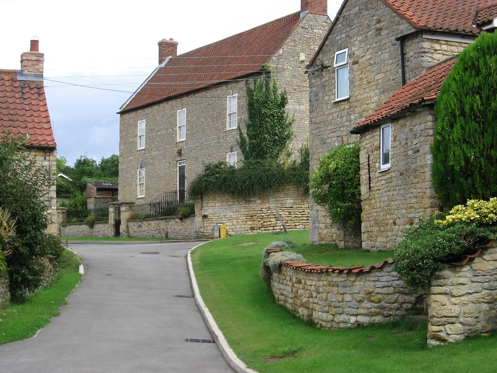 Photo showing: Boothby Graffoe - lane near Hillside Cottage