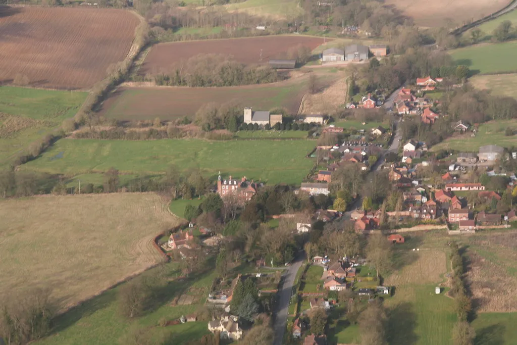 Photo showing: Skendleby: aerial 2014