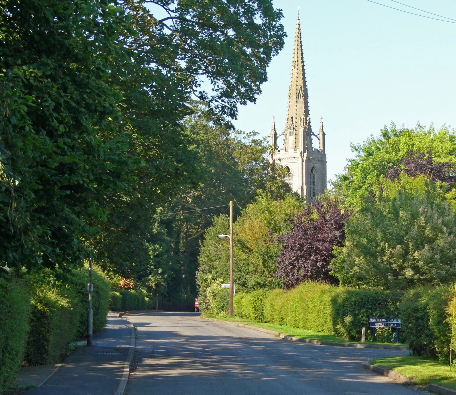 Photo showing: Broad Lane in the village of Moulton