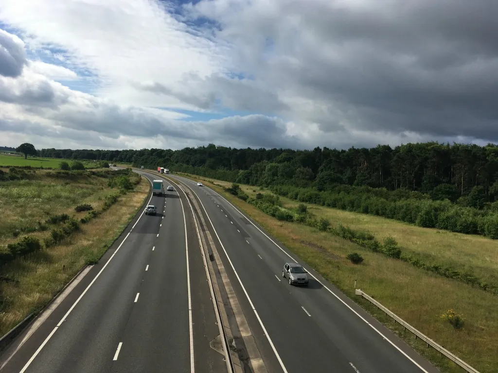 Photo showing: A1 looking southbound