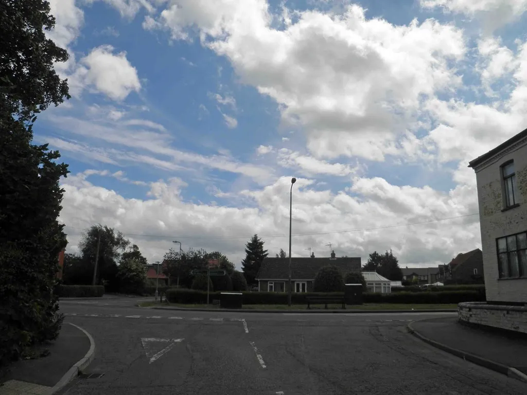 Photo showing: A46 junction Middle Rasen