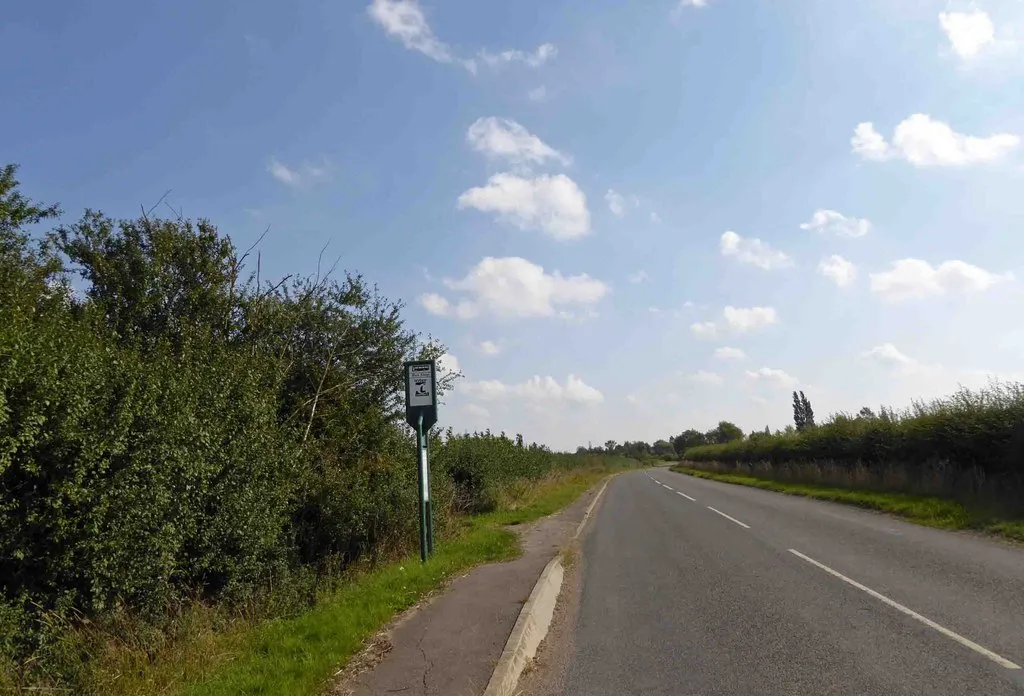 Photo showing: Bus stop on Kexby Lane B1241