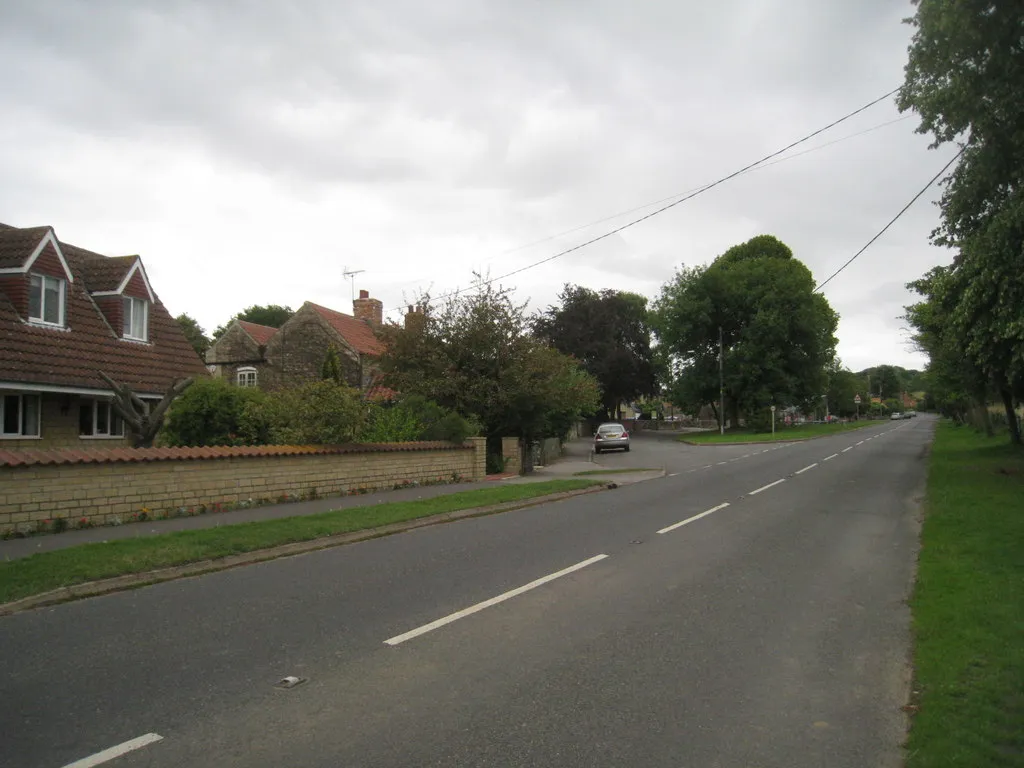 Photo showing: The B1398 through Scampton