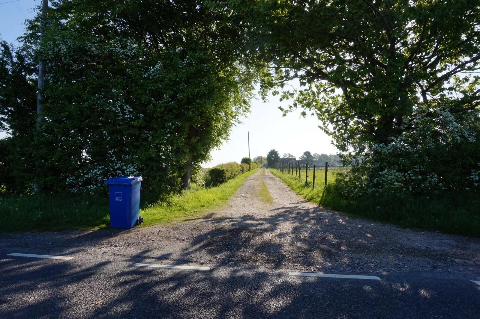 Photo showing: Farm track off Middle Street B1398