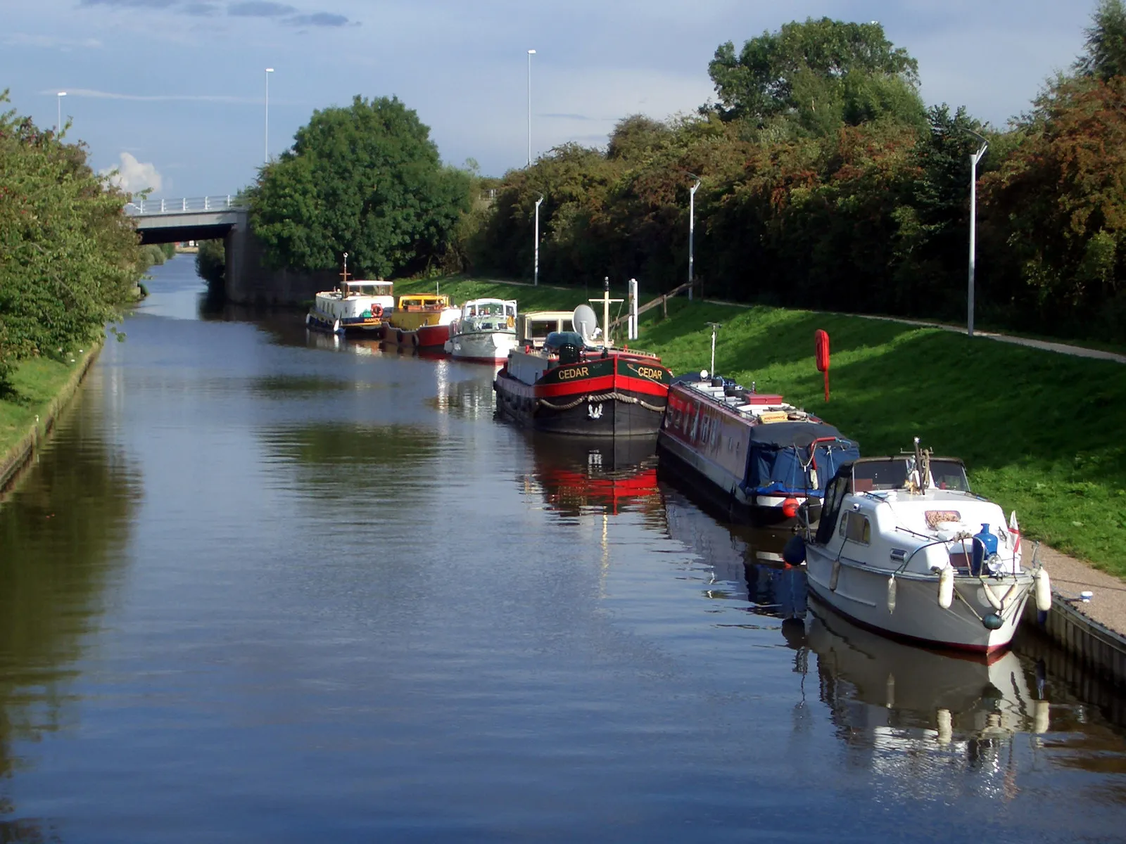 Photo showing: Boats at Saxilby