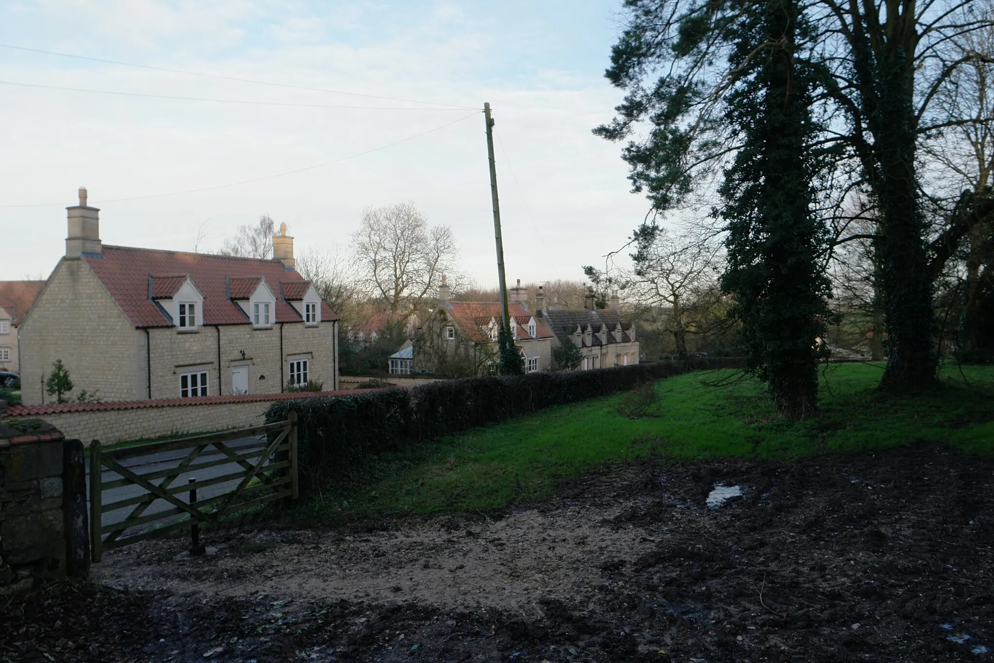 Photo showing: Irnham Village