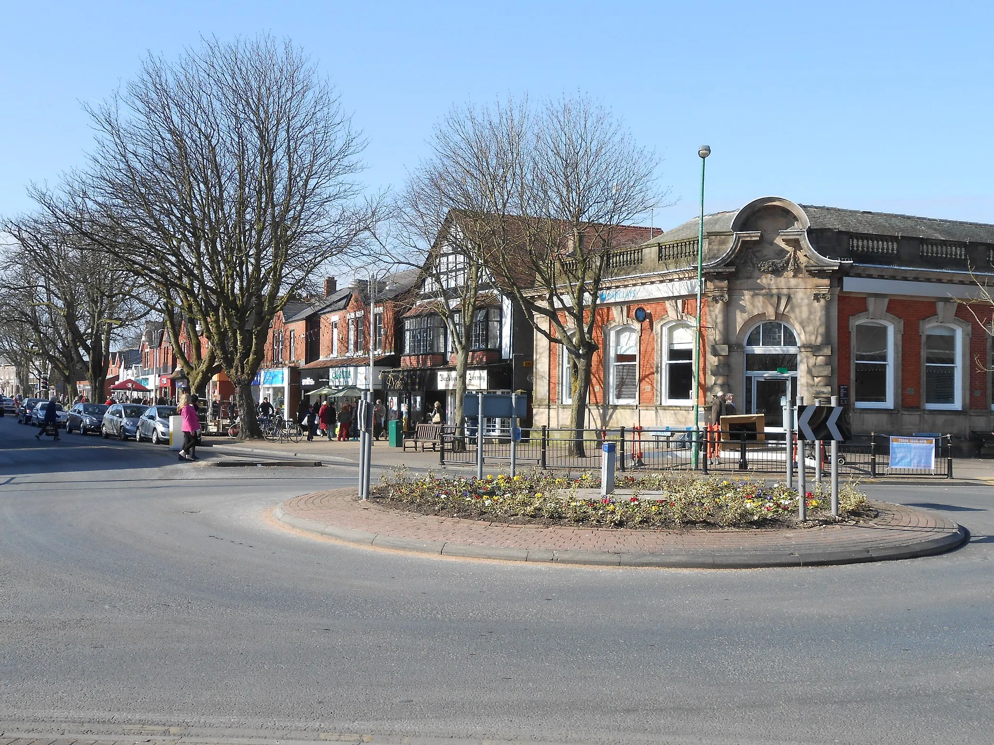 Photo showing: Formby town centre, Merseyside, England.
