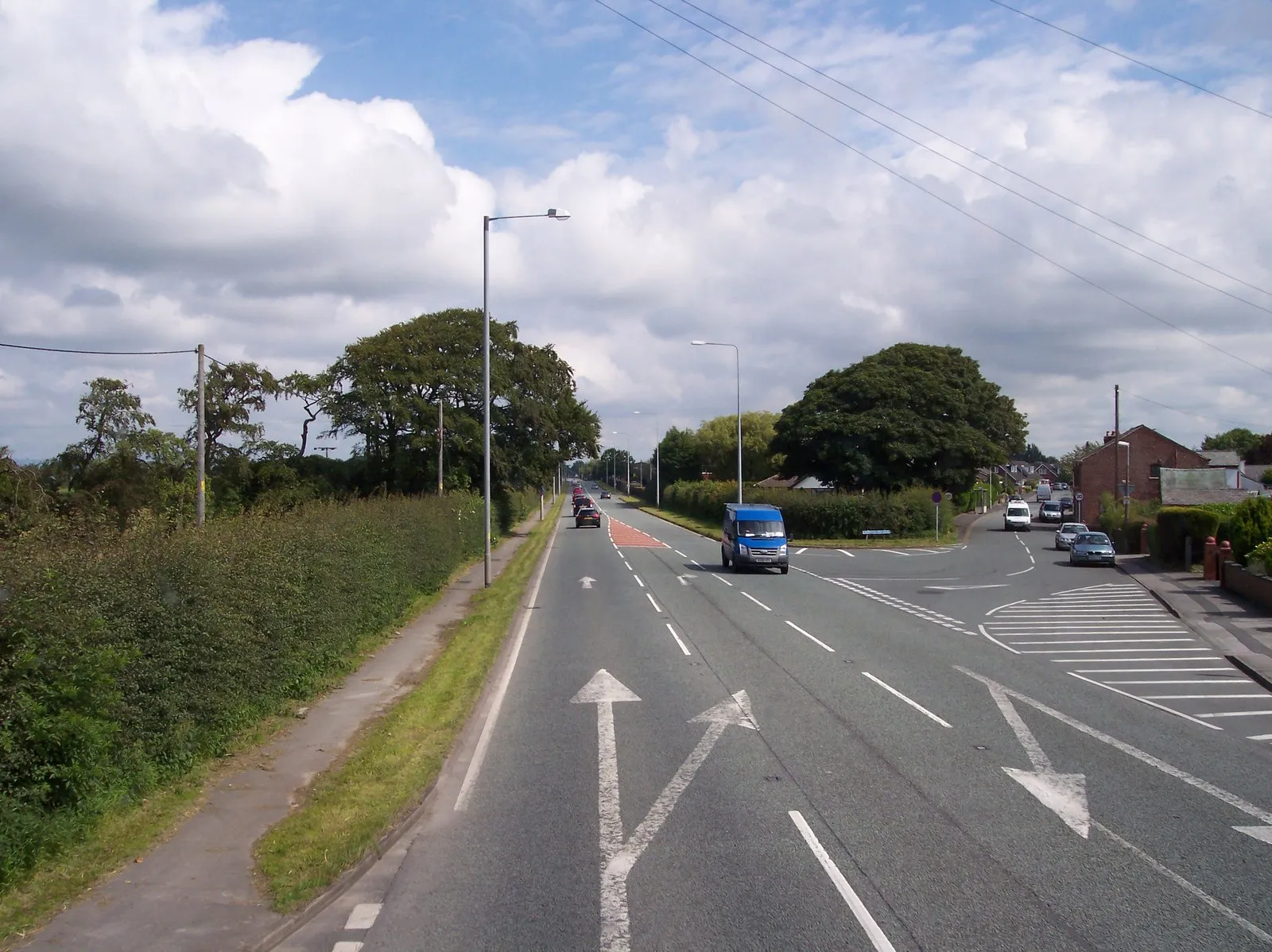 Photo showing: Roadjunction in Much Hoole on the A59