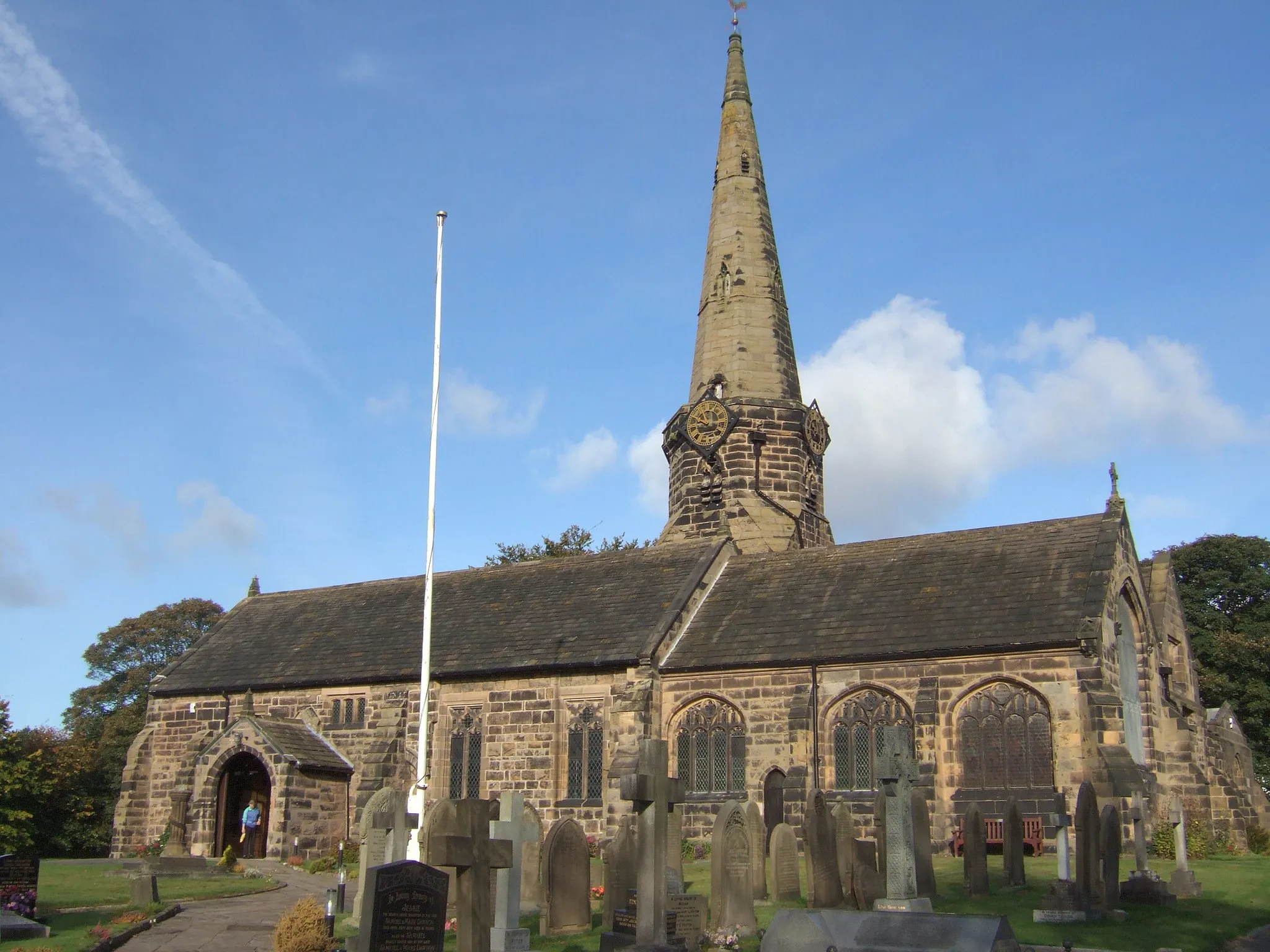 Photo showing: St Michael's Parish Church, in Aughton, Lancashire, England.