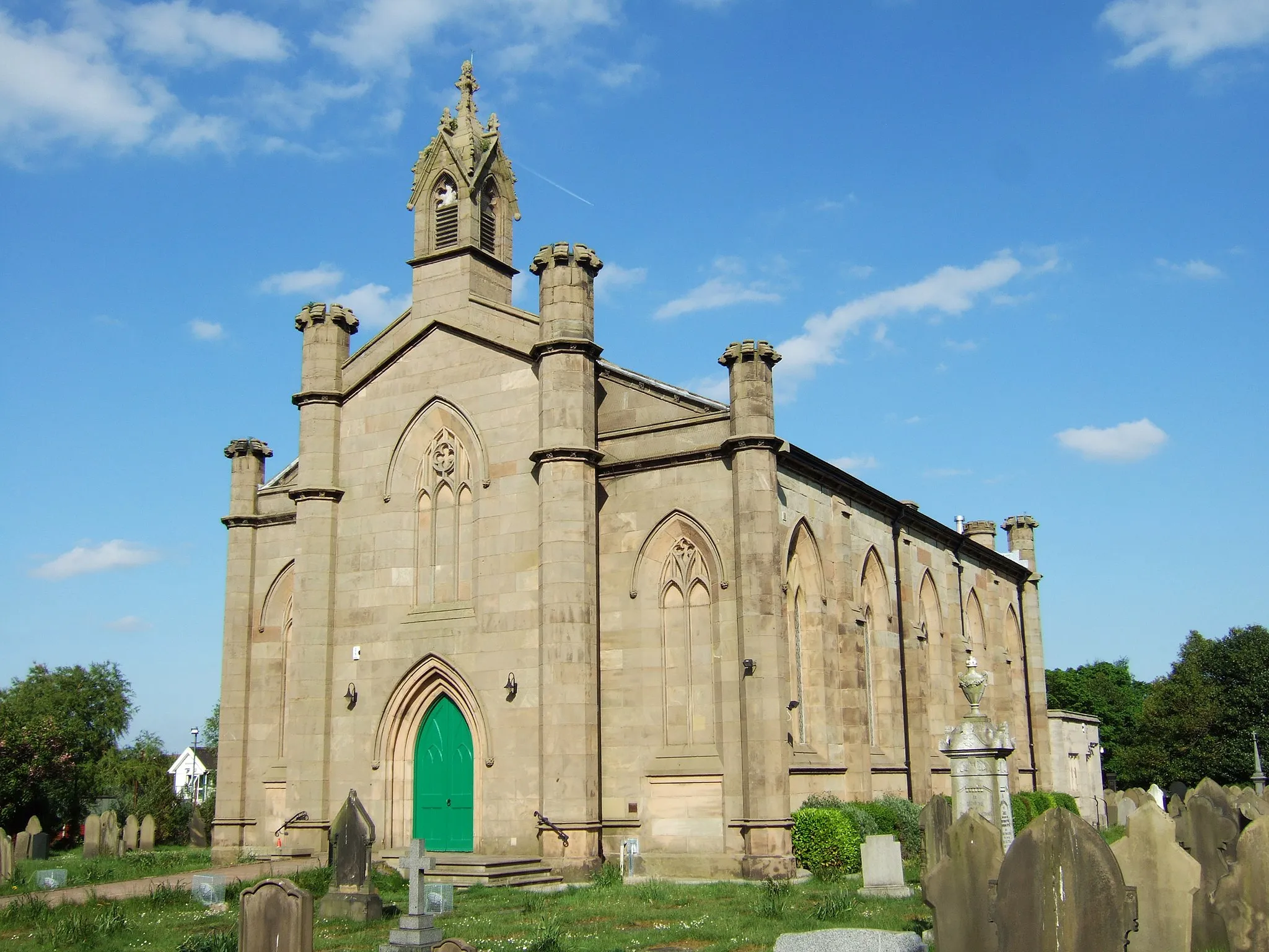 Photo showing: Burscough Parish Church, in Burscough, Lancashire.