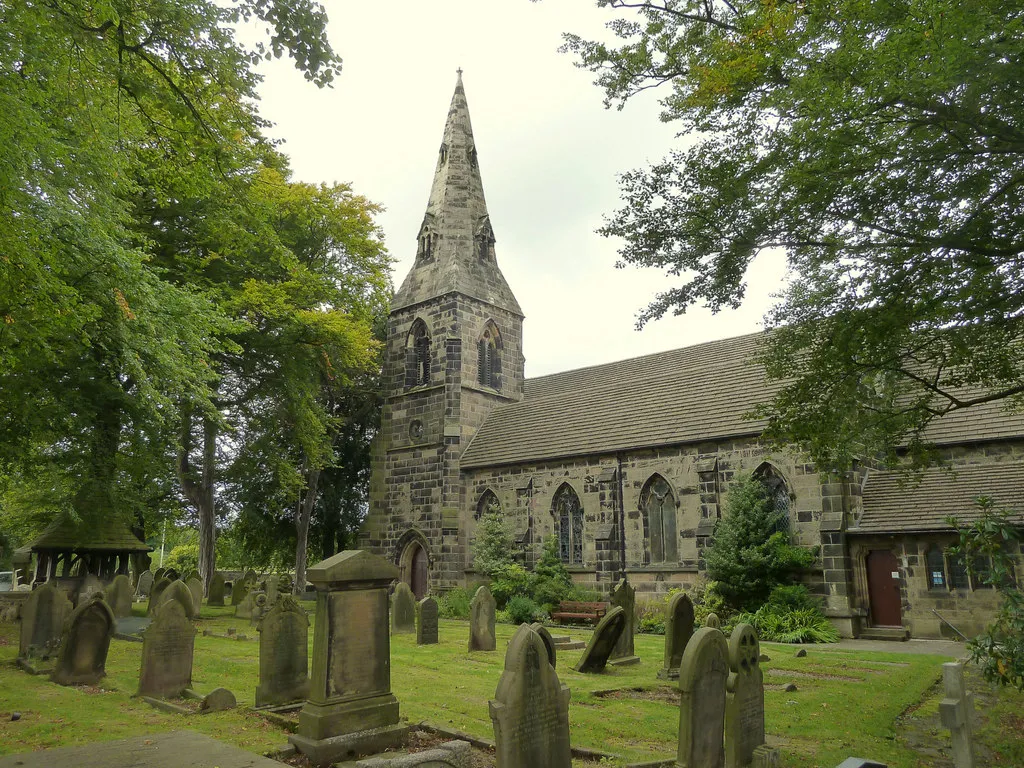 Photo showing: St James' Church, Vicarage Lane, Westhead