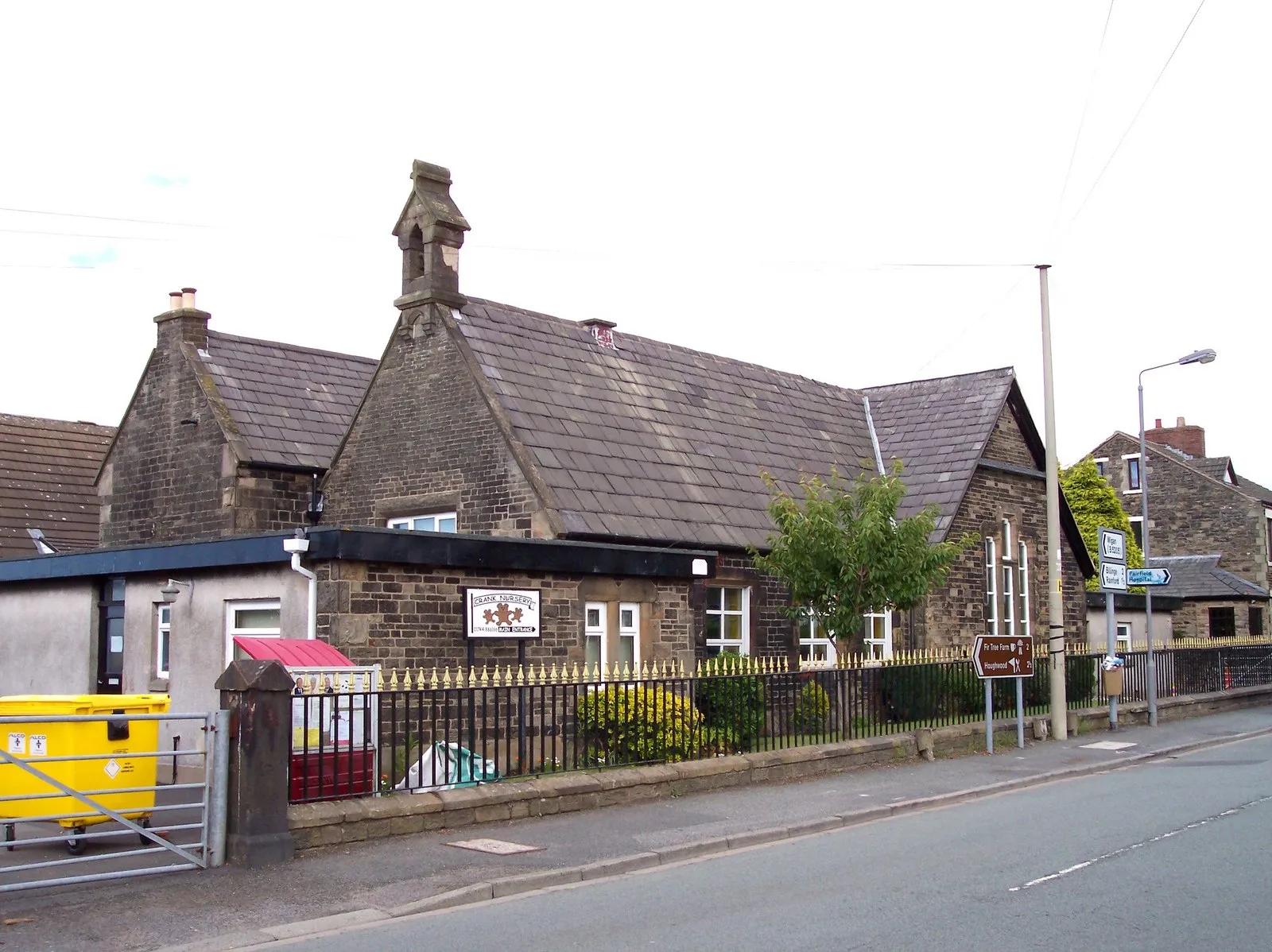 Photo showing: Crank Nursery at junction with Crank Road