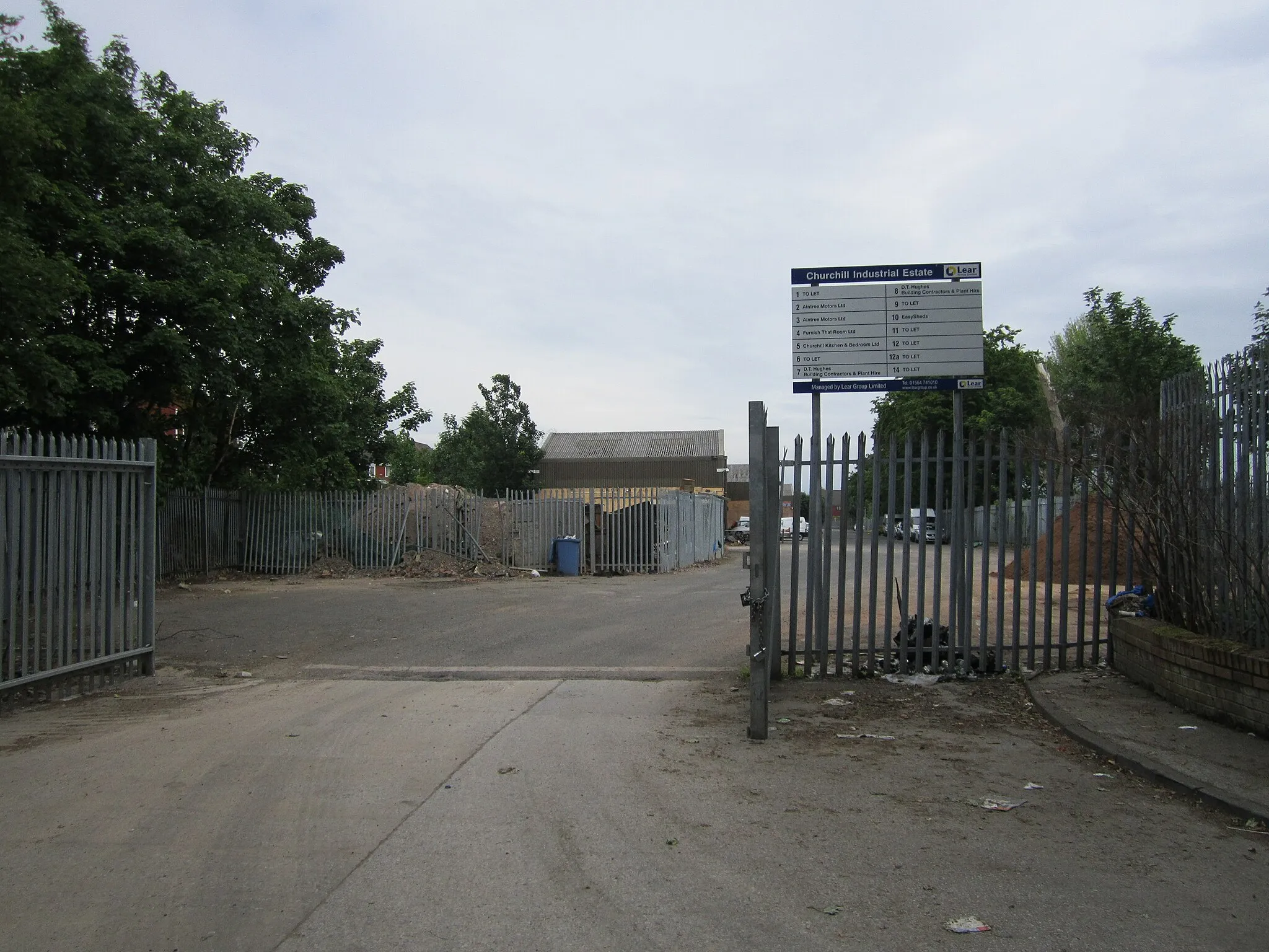 Photo showing: Churchill Industrial Estate, Seeds Lane, Fazakerley, Liverpool, England.