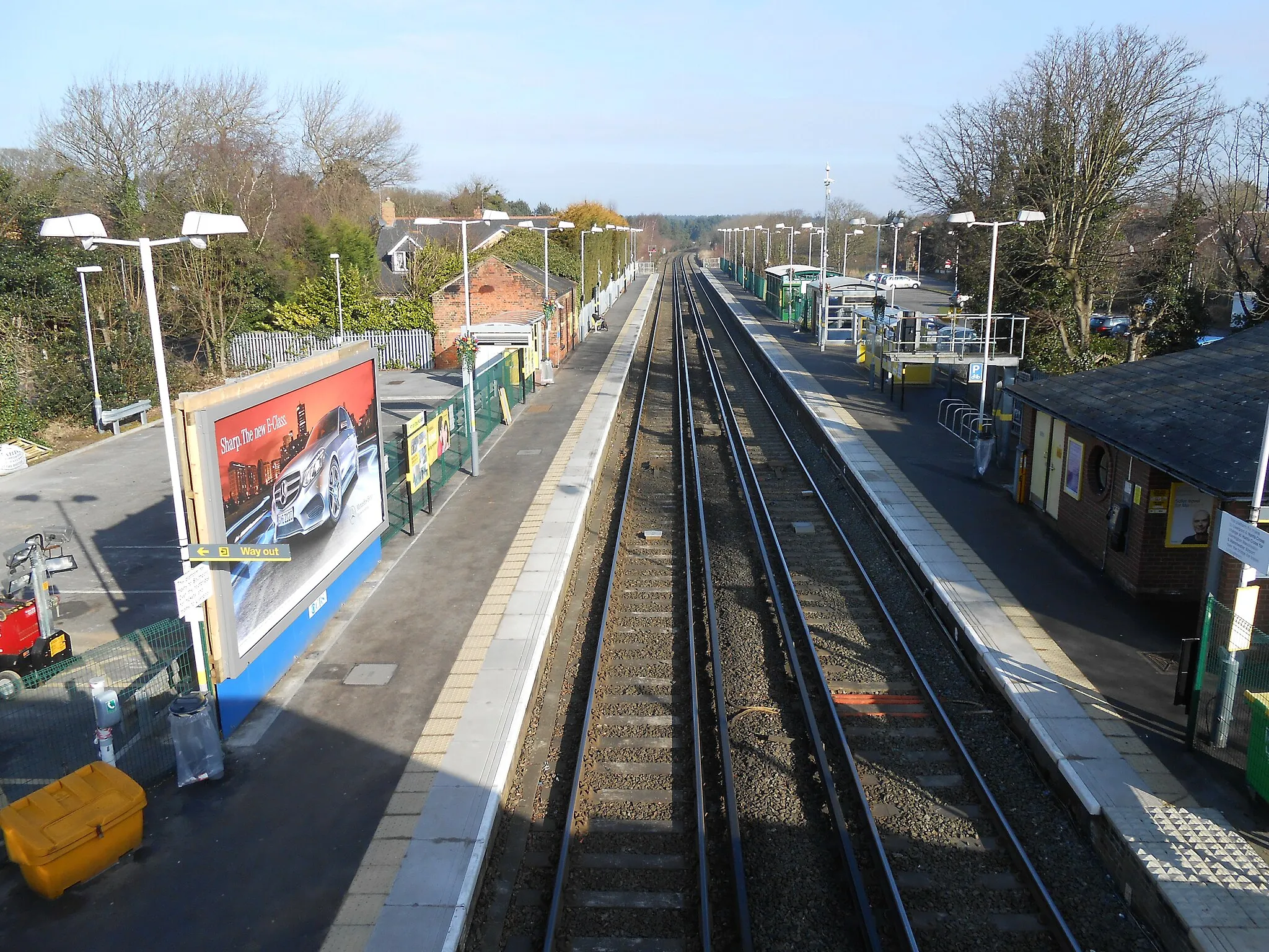 Photo showing: Freshfield railway station, Formby, Merseyside, England.