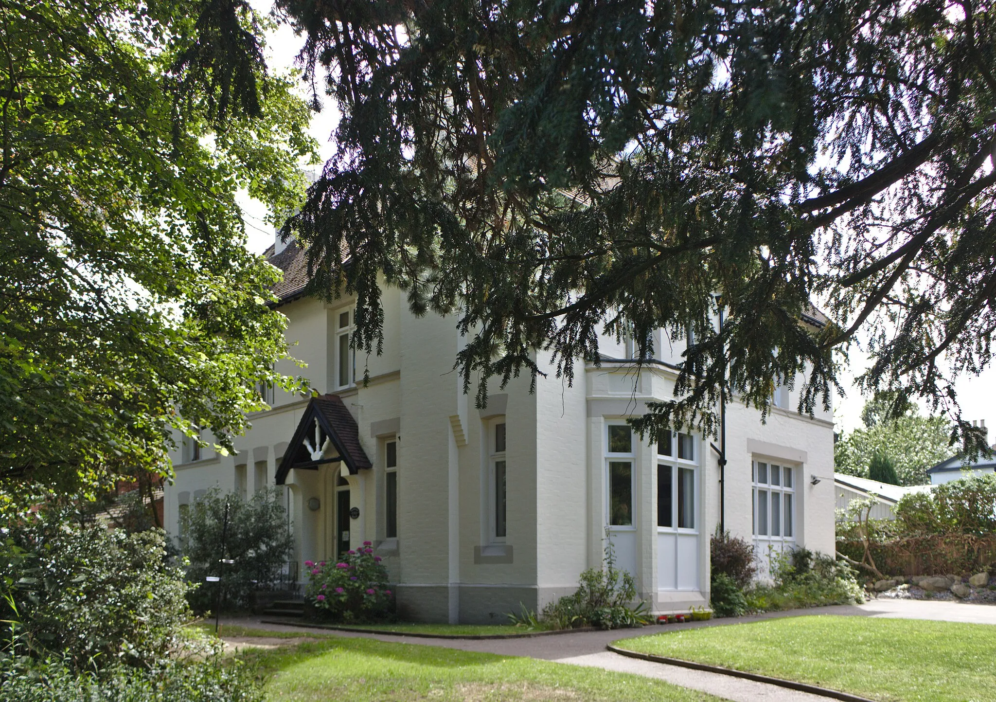 Photo showing: View from the front gate on Village Way.