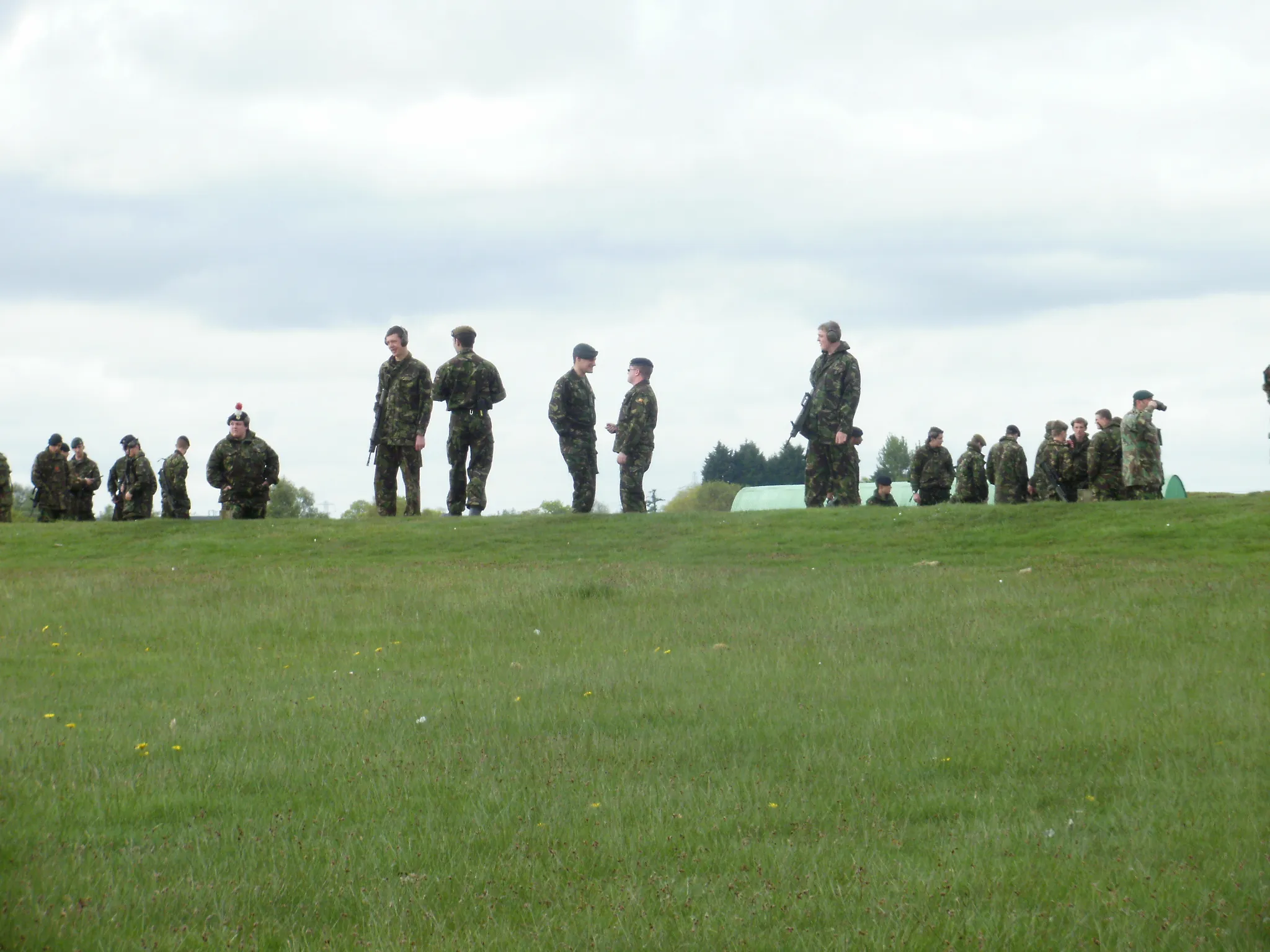 Photo showing: Northumbria ACF at Brigade SAAM 2010. Location: Strensall Ranges 9th May 2010.