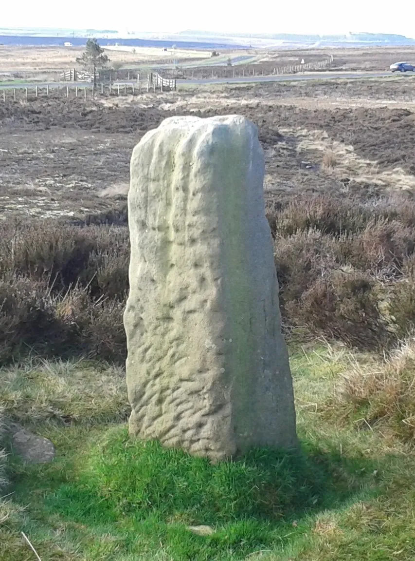 Photo showing: Old Boundary Marker by Breckon Howe, Sleights Moor, Goathland parish