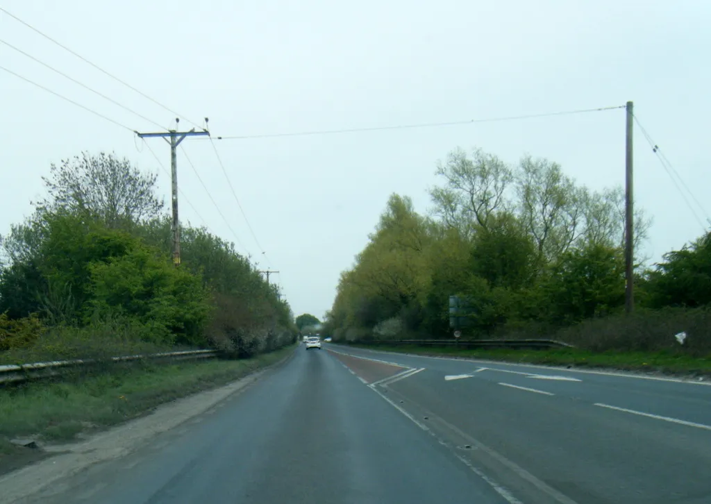 Photo showing: A1079 at Wilberfoss, East Riding of Yorkshire, England.