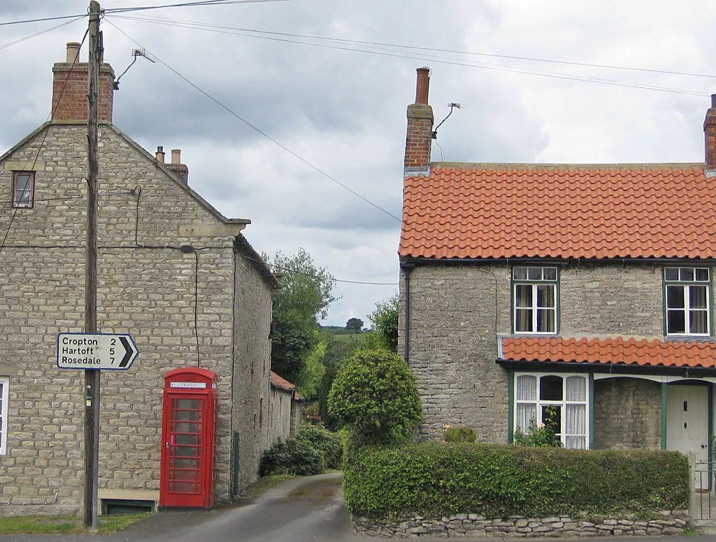 Photo showing: K6 phonebox, Wrelton