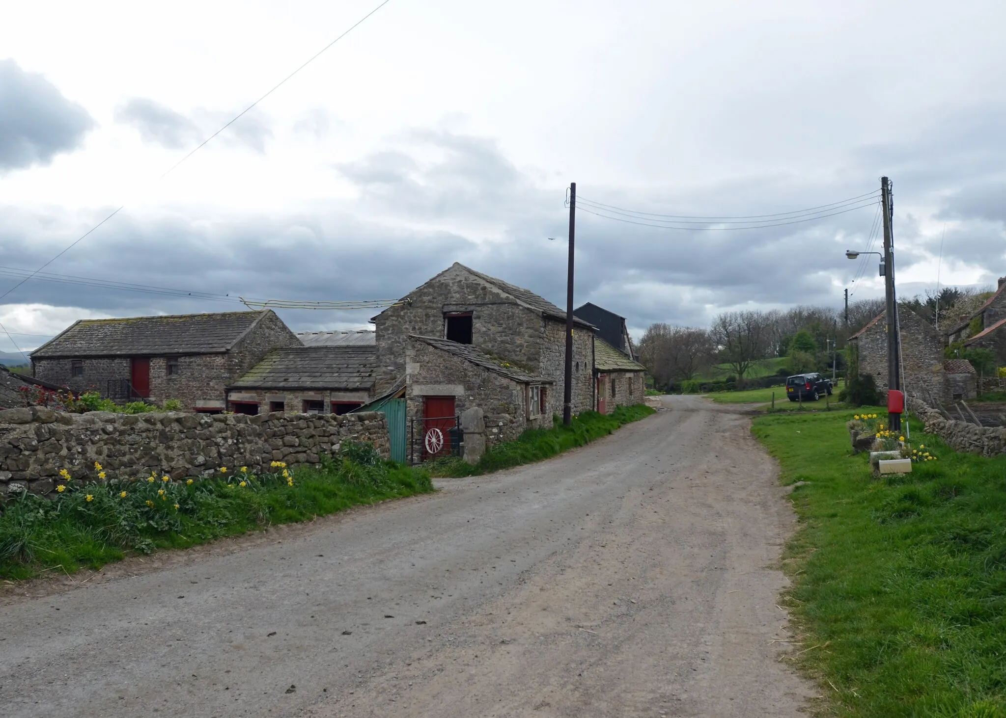 Photo showing: The main road through Barden Hamlet