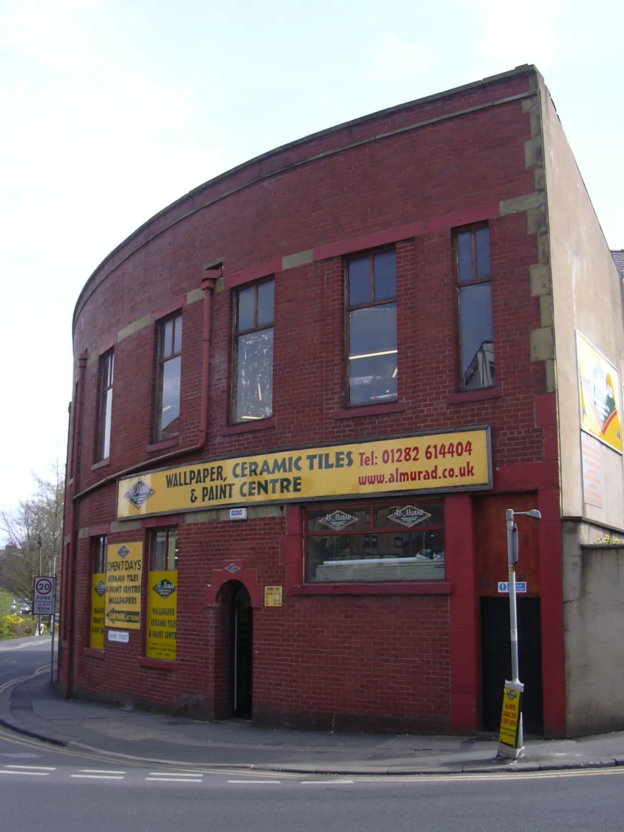 Photo showing: "Al Murad DIY Ltd" (Tile Suppliers) 1, Chapel Street, Nelson, Lancashire BB9 9SN