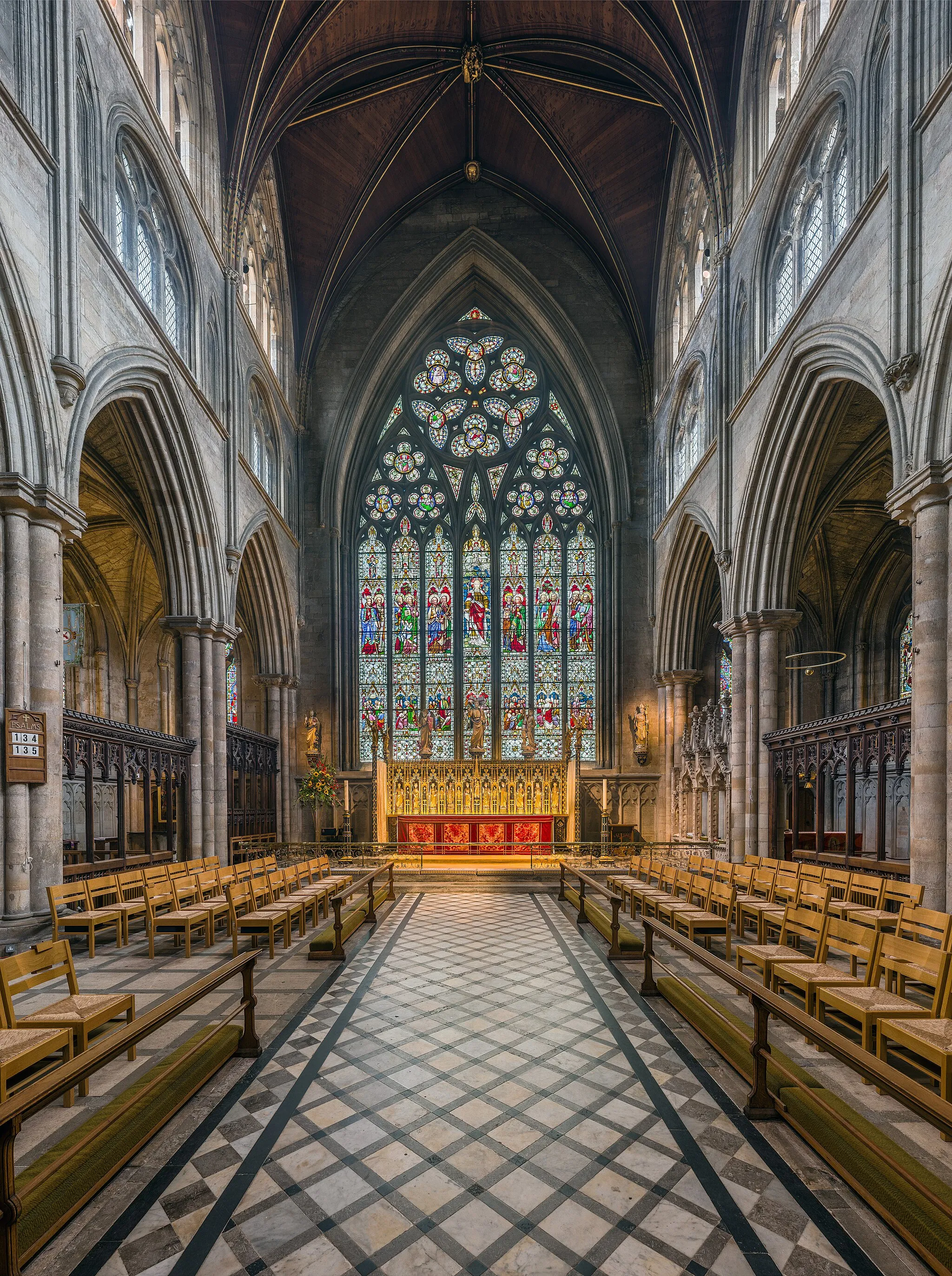Photo showing: The choir of Ripon Cathedral in Nth Yorkshire, England.