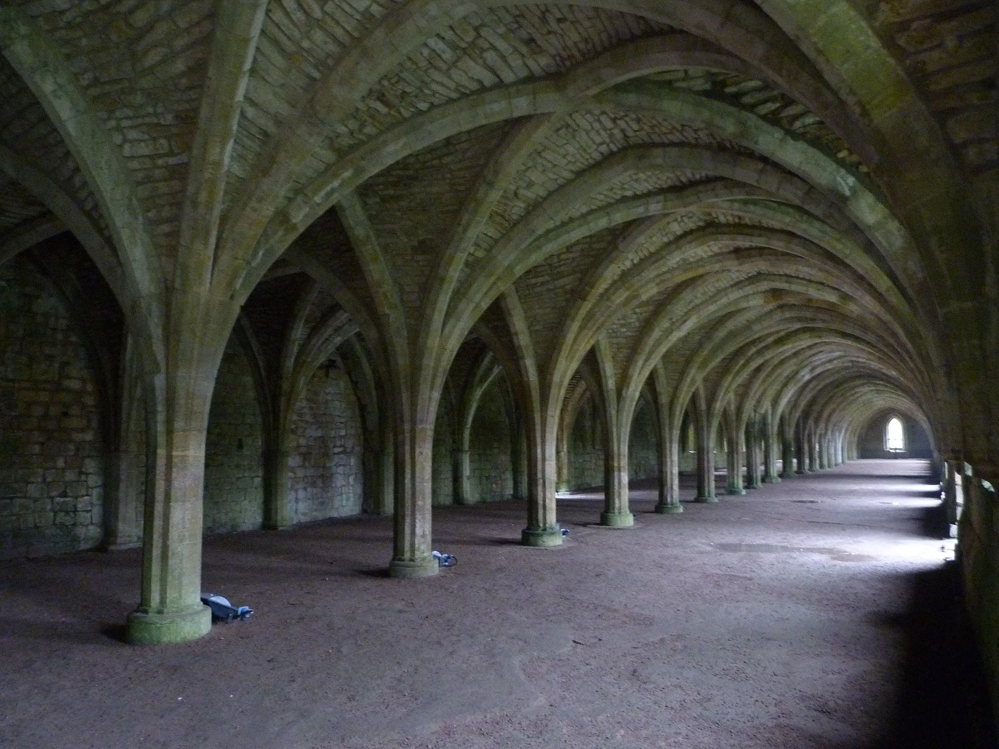 Photo showing: Vaulted cellarium used as food storage