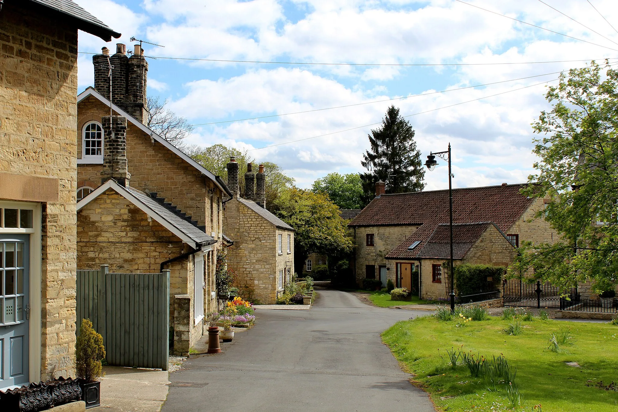 Photo showing: A Corner of Thorp Arch Village