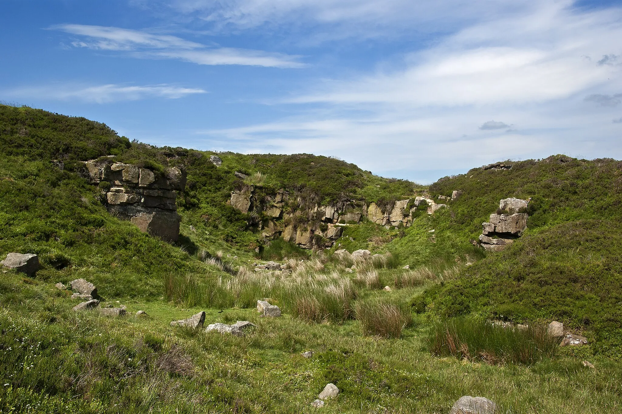 Photo showing: A disused quarry