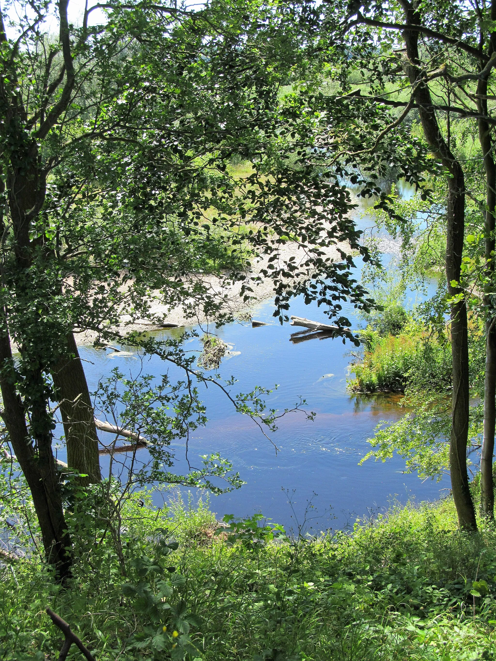 Photo showing: A glimpse of the Swale