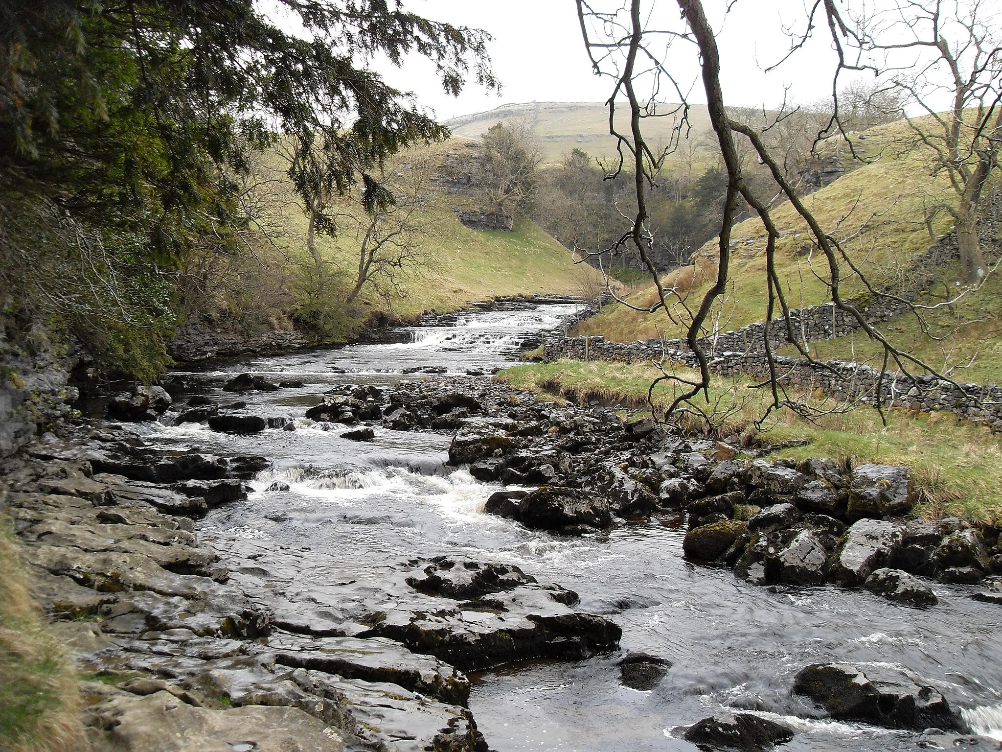 Photo showing: Above Thornton Force