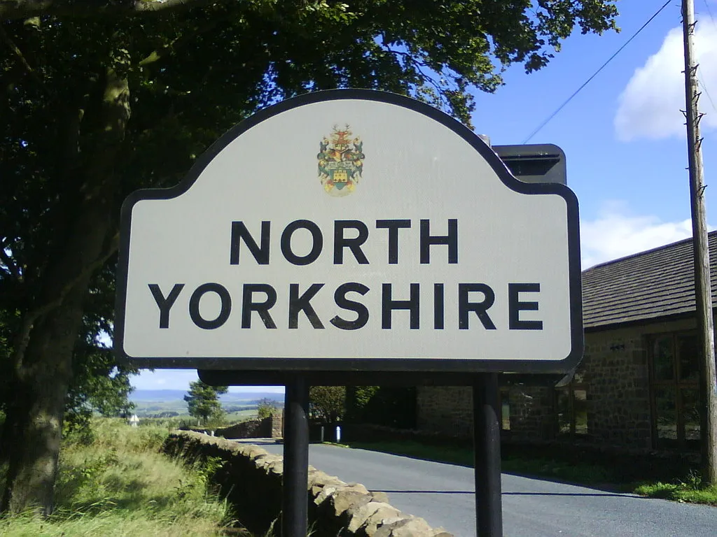 Photo showing: Welcome to North Yorkshire