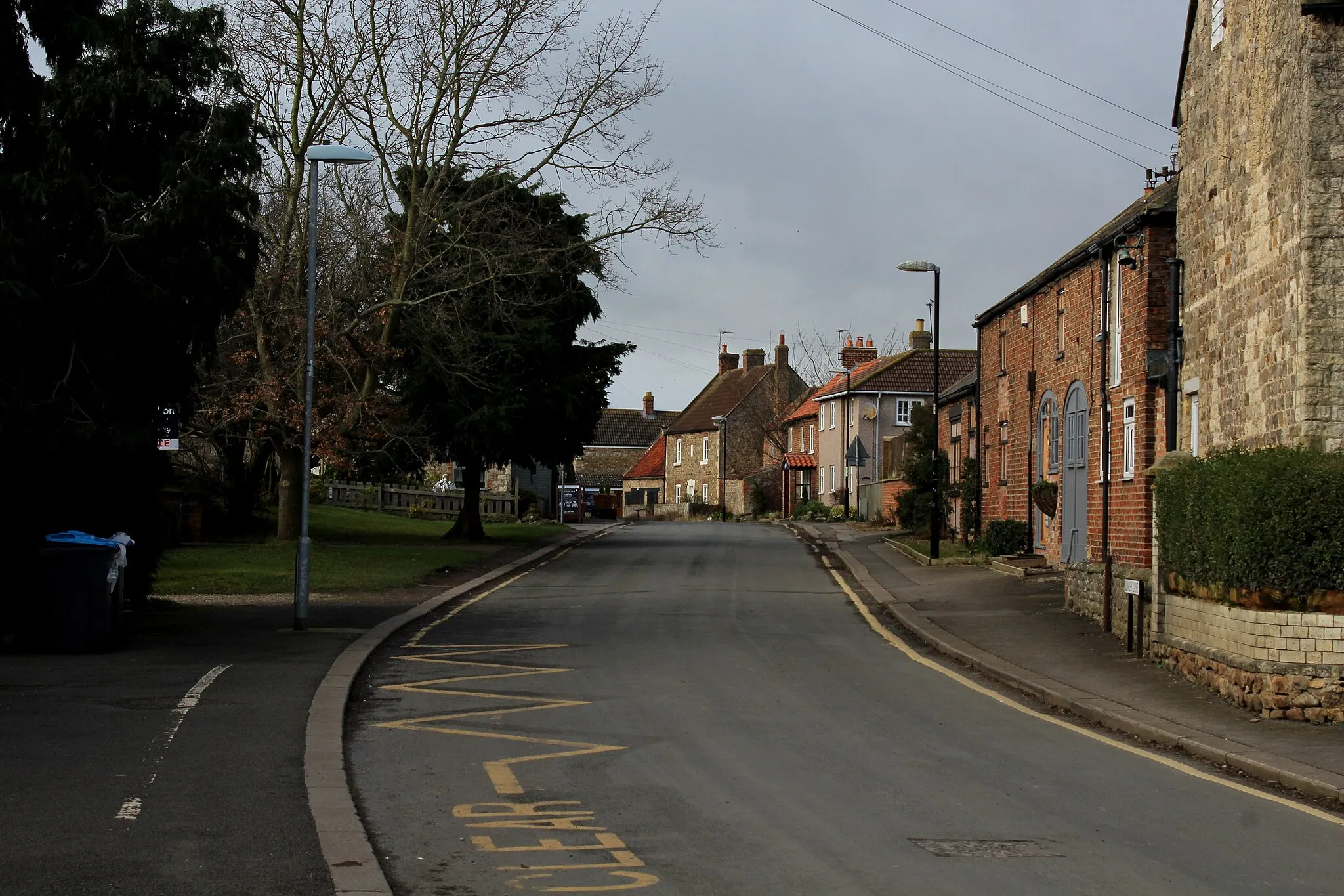 Photo showing: Lumley Lane in Kirkby Fleetham heading West