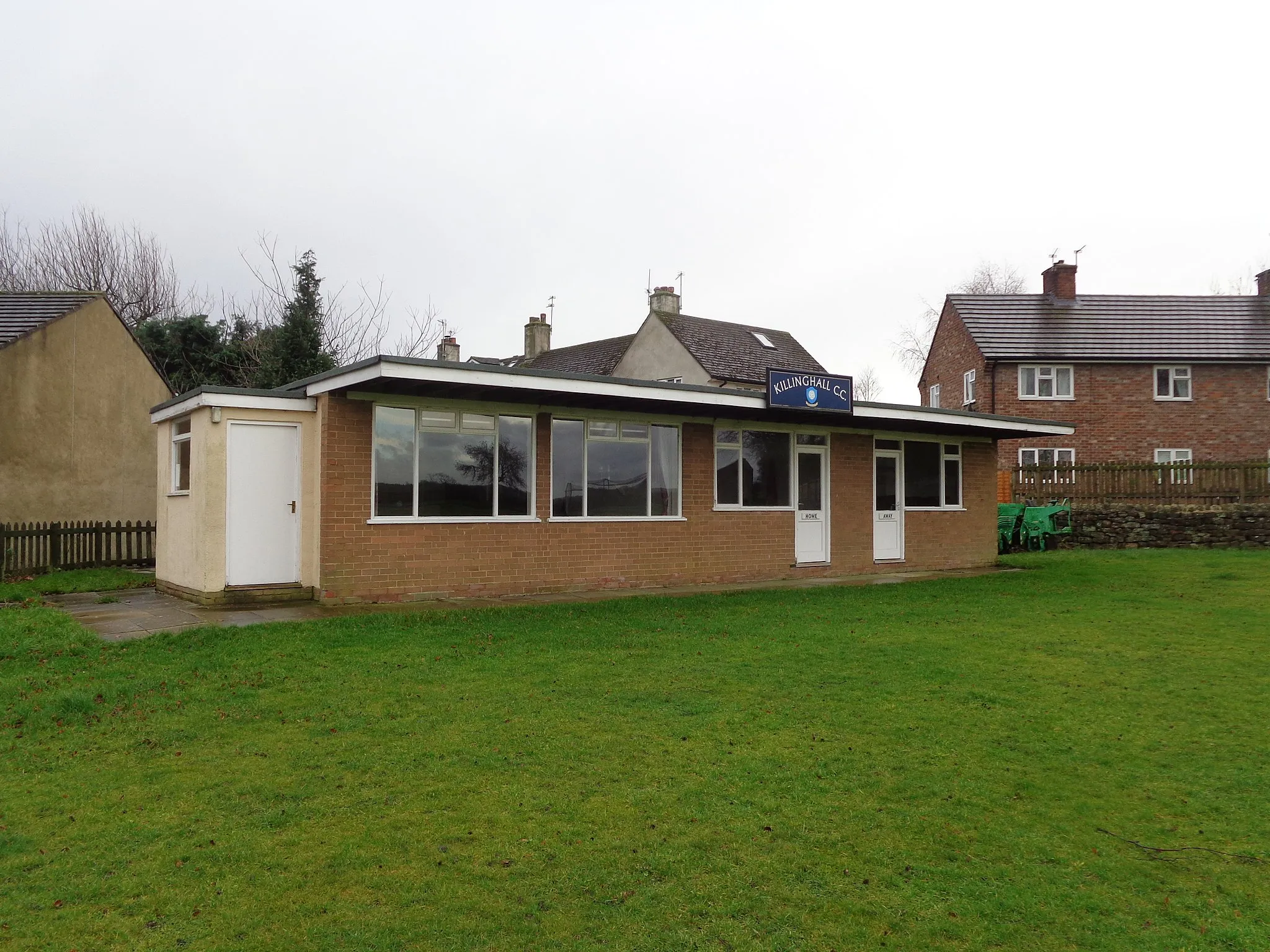 Photo showing: Killinghall Cricket Club, Otley Road, Killinghall, North Yorkshire.  Taken on the afternoon of Saturday the 25th of January 2014.