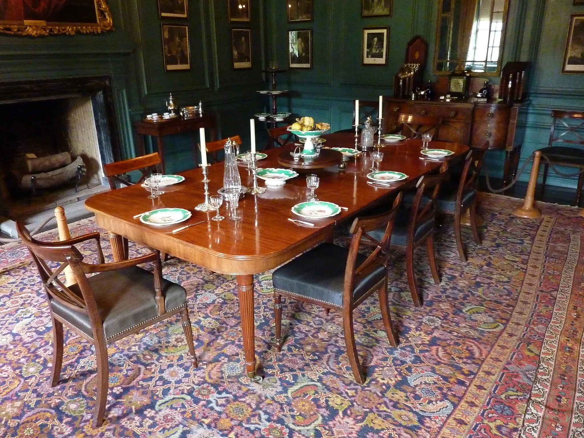 Photo showing: The Dining Room at Nunnington Hall, Yorkshire
