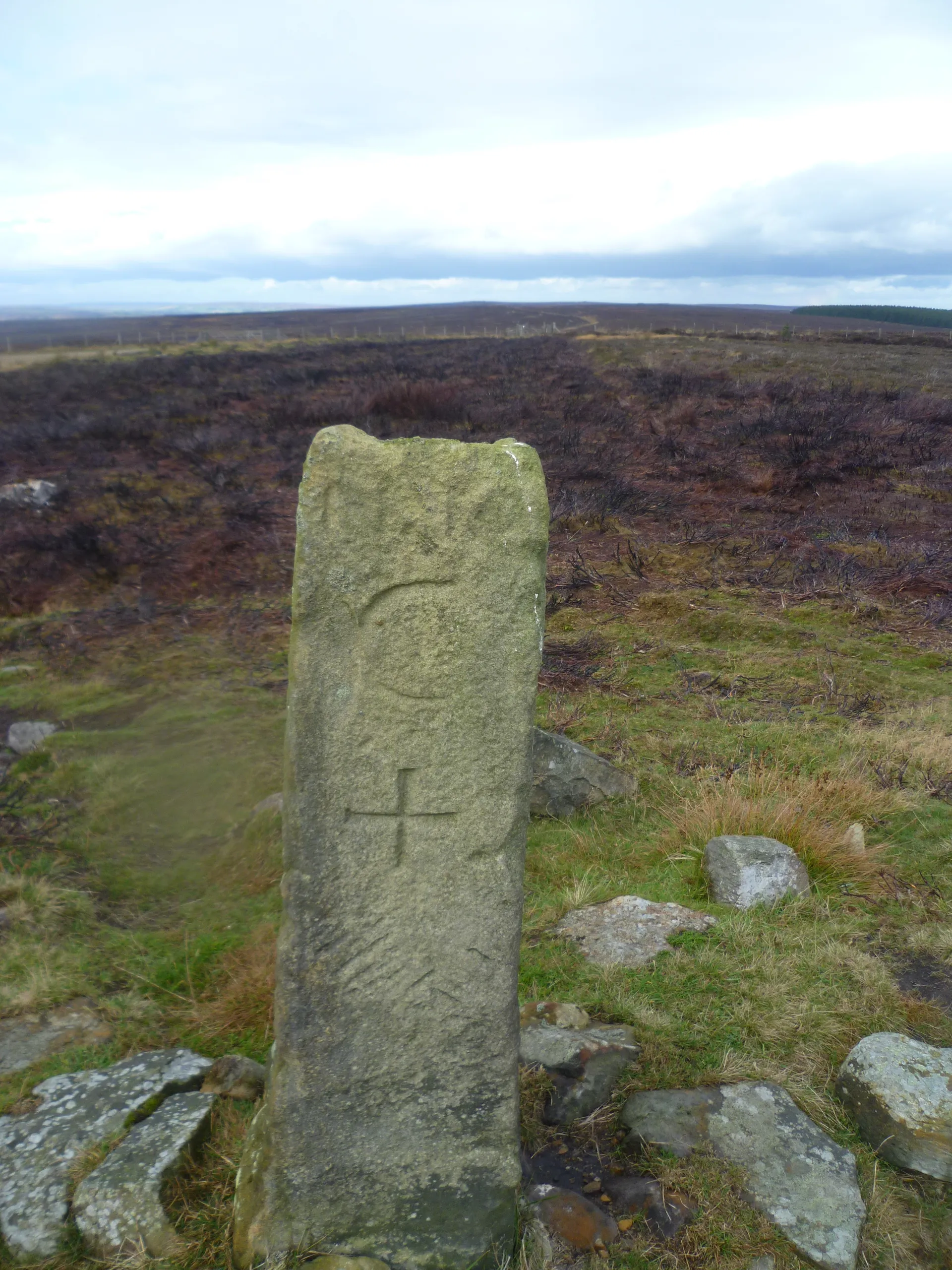 Photo showing: Stone on Louven Howe