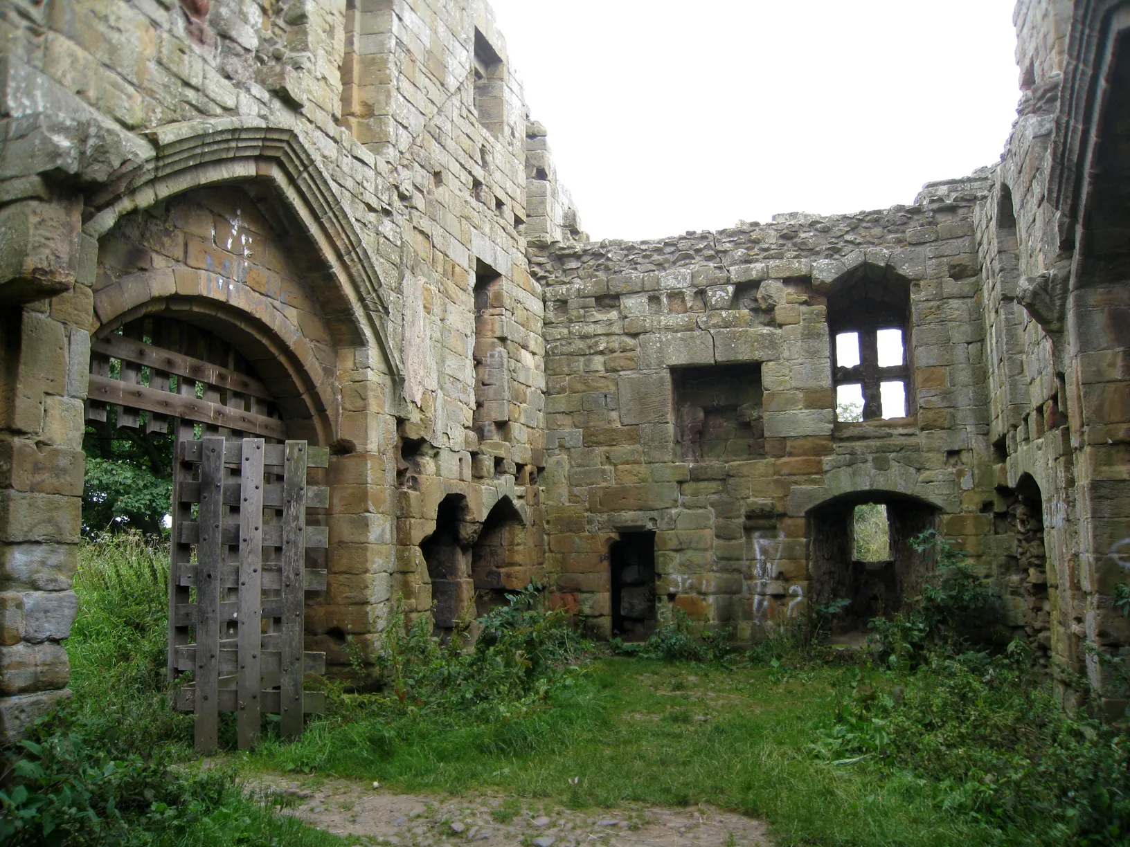 Photo showing: Interior of Whorlton Castle gatehouse, North Yorkshire