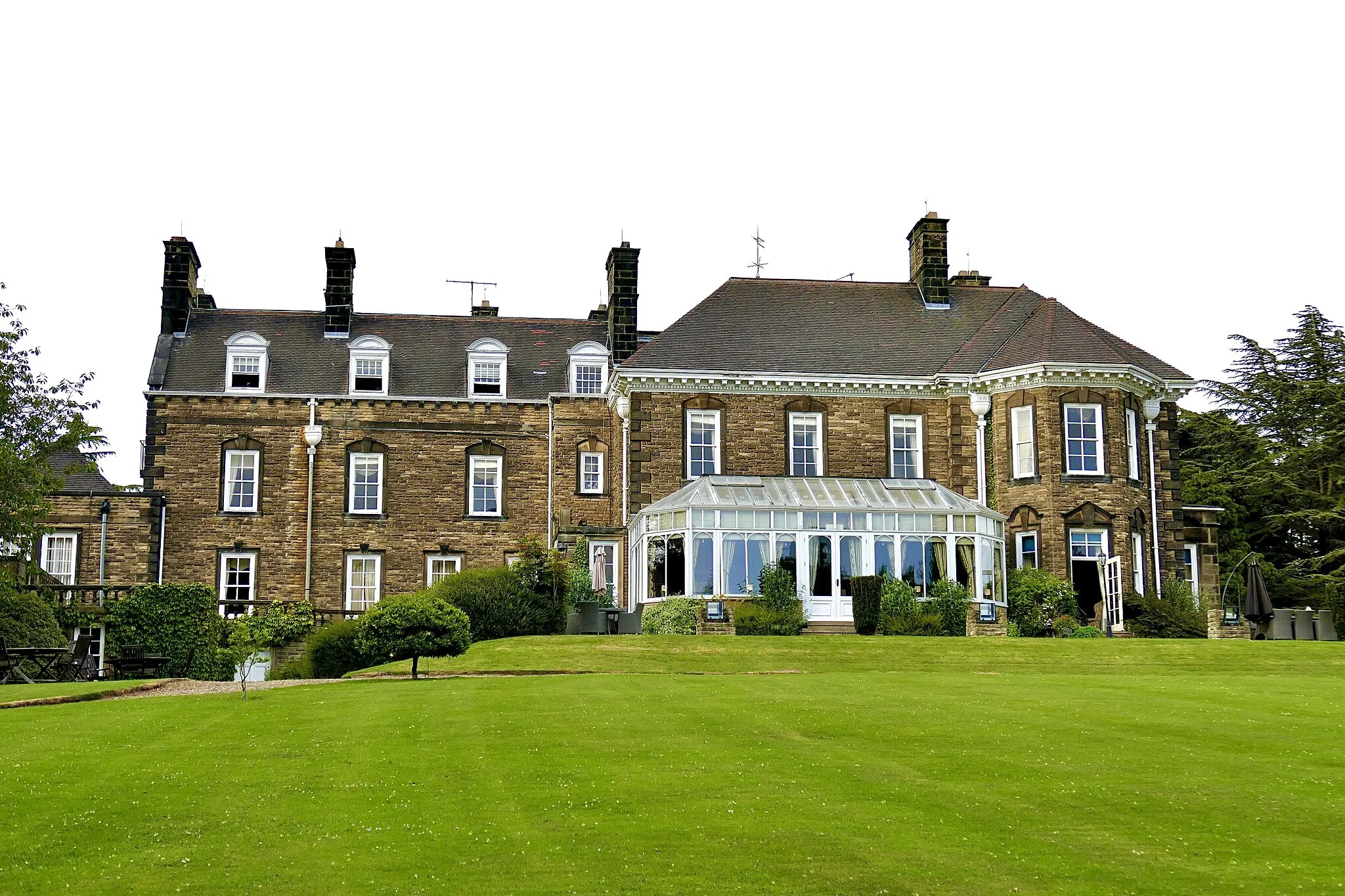 Photo showing: Judges Country House Hotel at Kirklevington Hall - Kirklevington, North Yorkshire, England, 16.6.2015