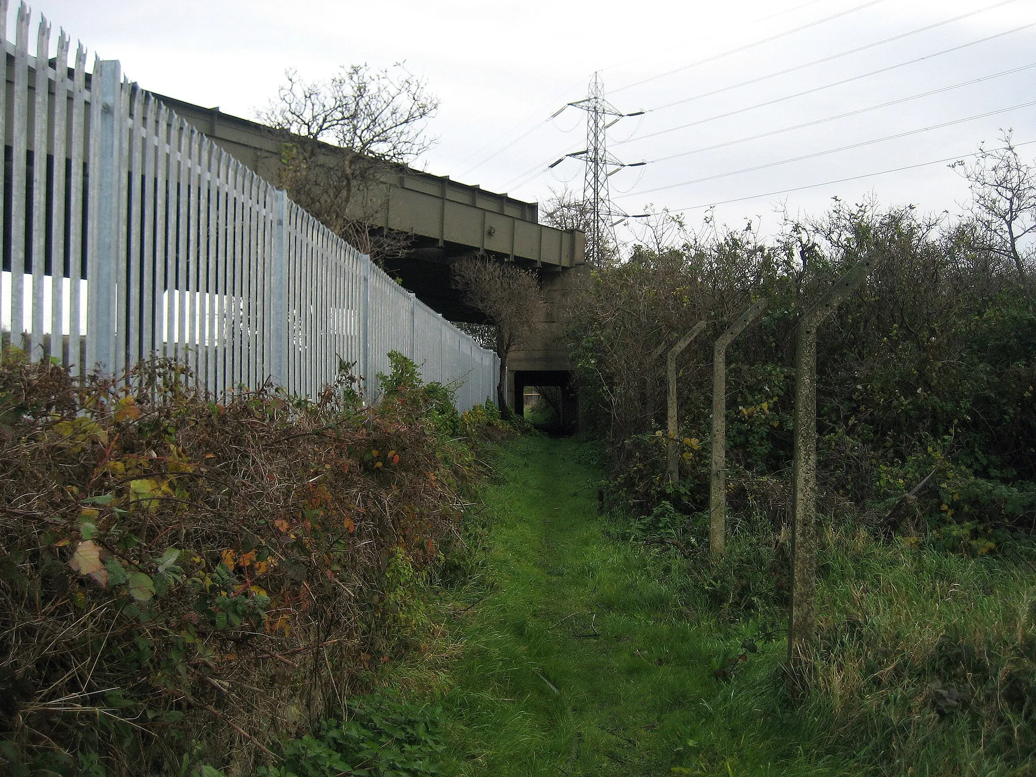 Photo showing: Black Path at Lackenby Steel Works