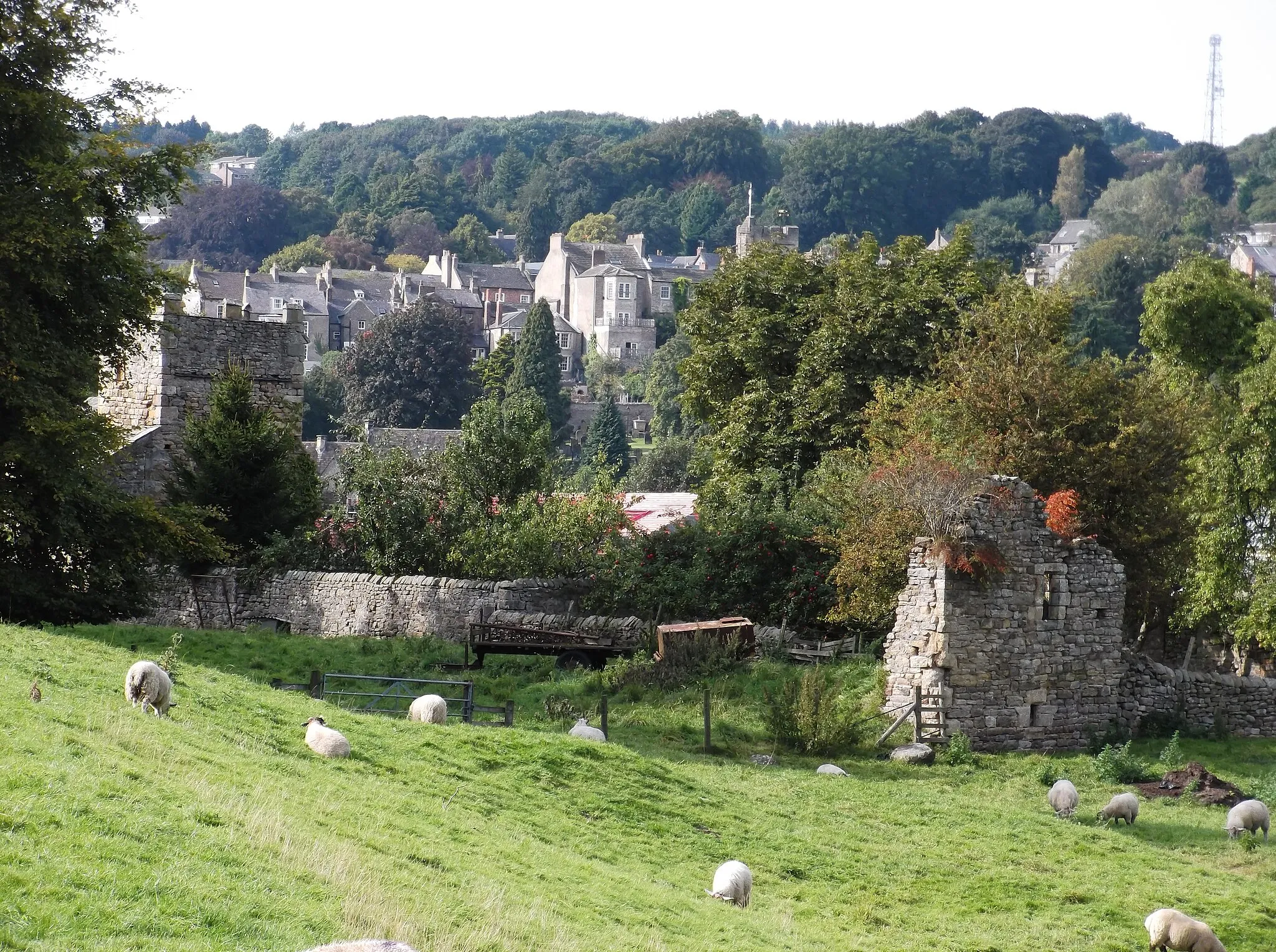 Photo showing: Photograph of the remains of St Martin's Priory, North Yorkshire, England