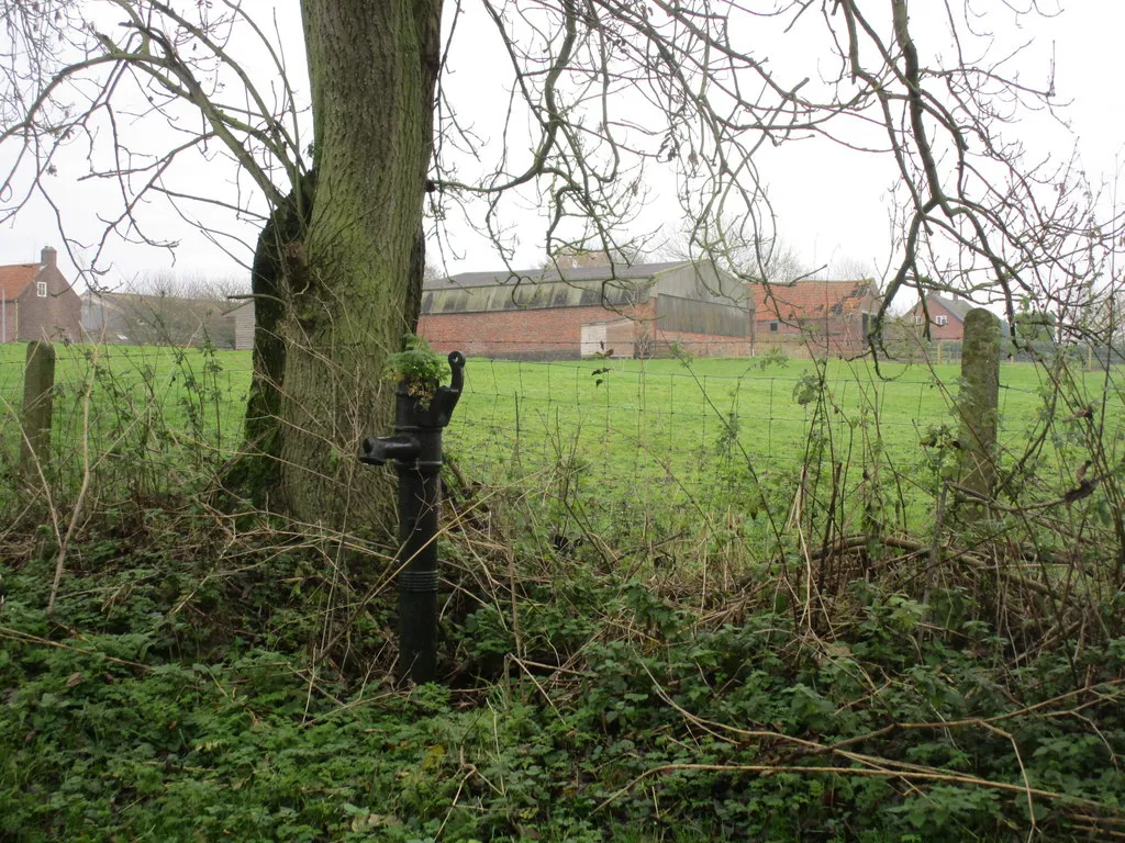 Photo showing: Village pump, Thwing