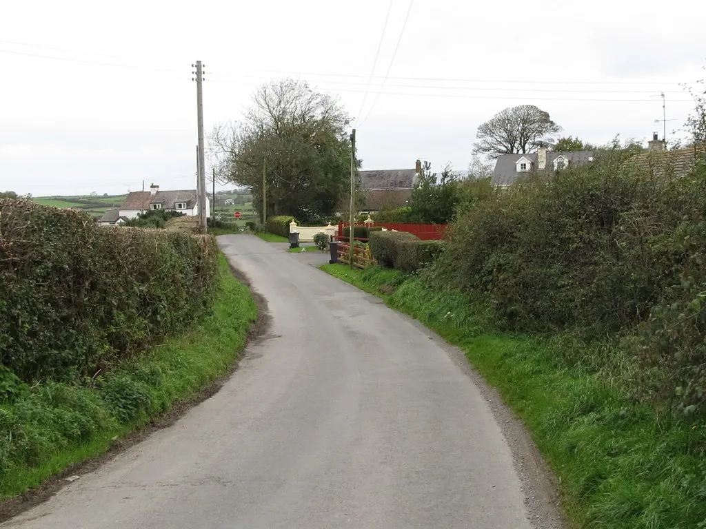 Photo showing: The Grangecam Road at the eastern outskirts of Ballynoe