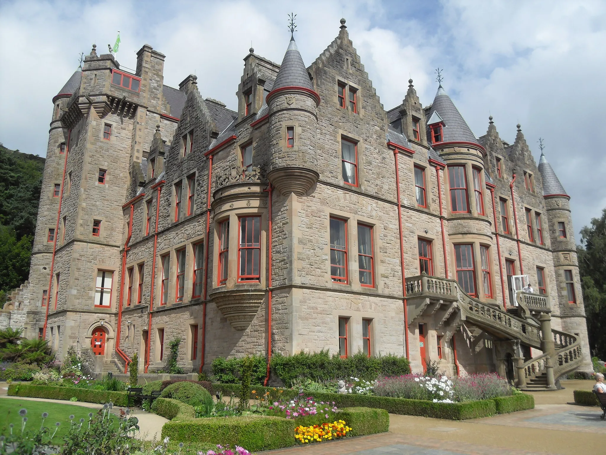 Photo showing: Close view of Belfast Castle taken August 2011