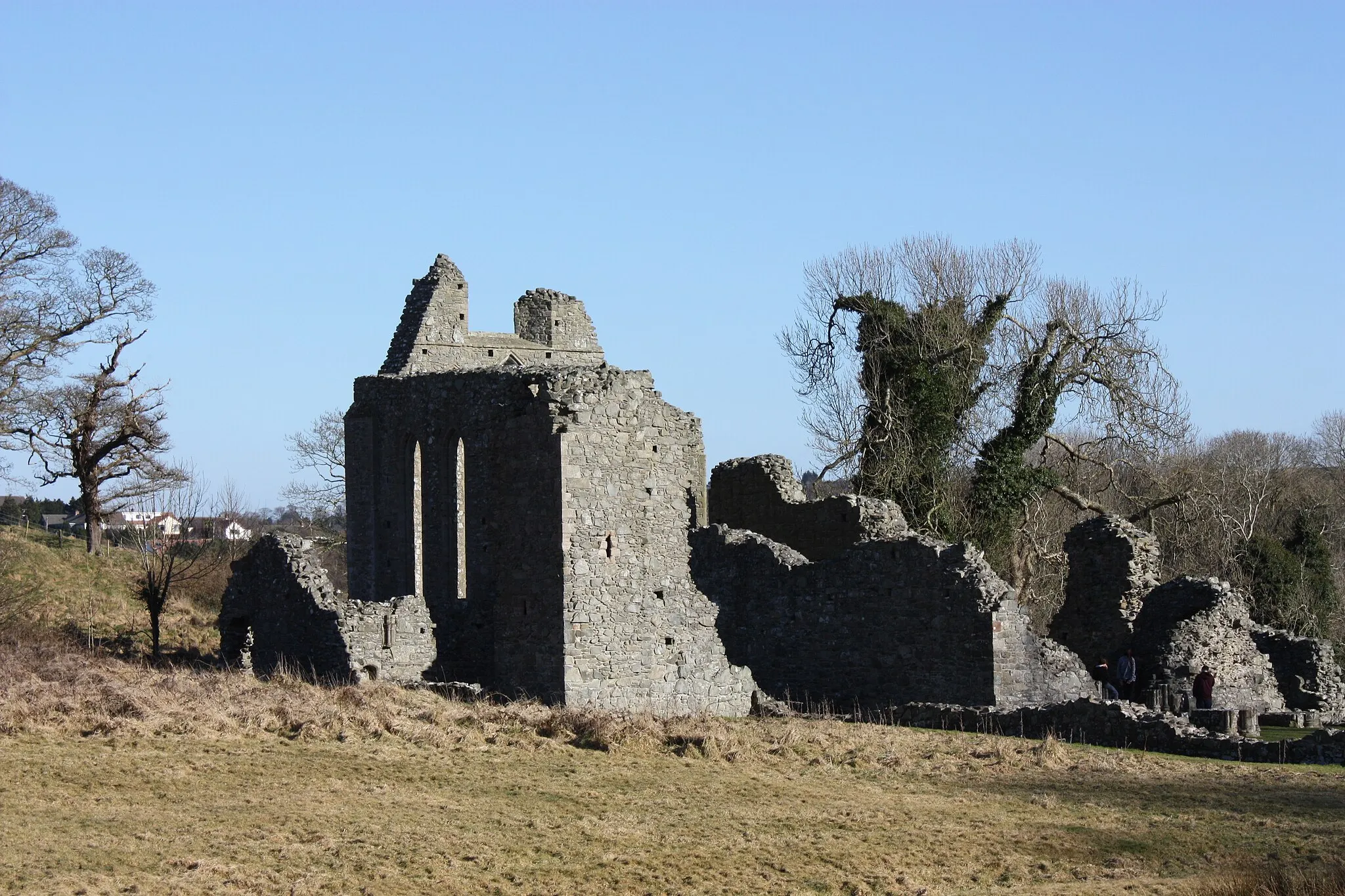 Photo showing: Inch Abbey, Inch Abbey Road, Downpatrick, County Down, Northern Ireland, March 2010