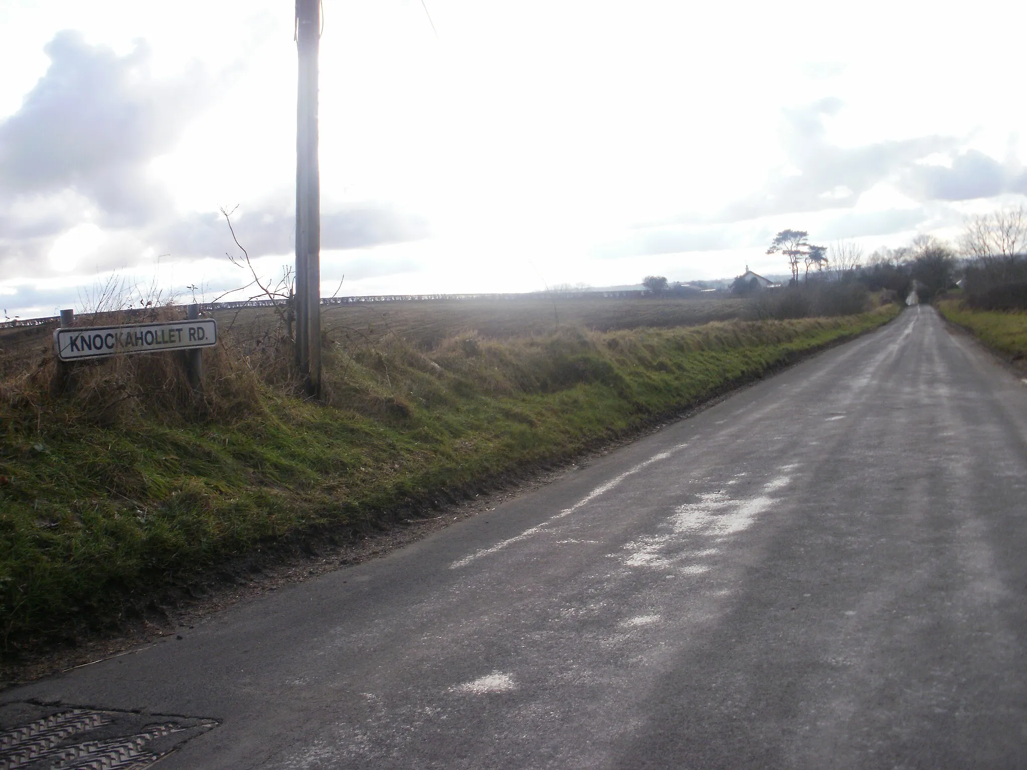 Photo showing: Knockahollet Road outside Loughgiel.